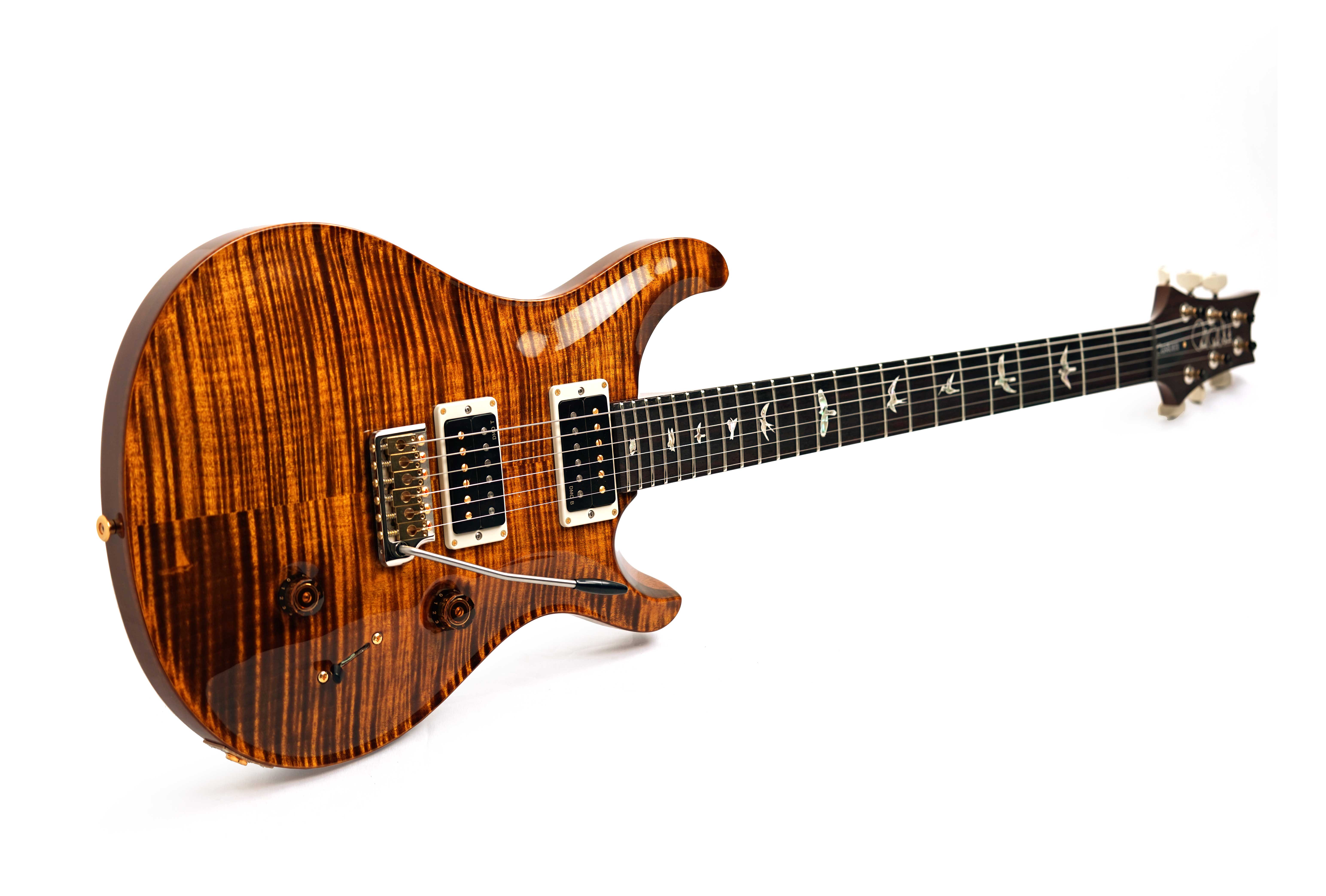 PRS Custom 24 Hand Selected 10 Top Black Gold #0424187