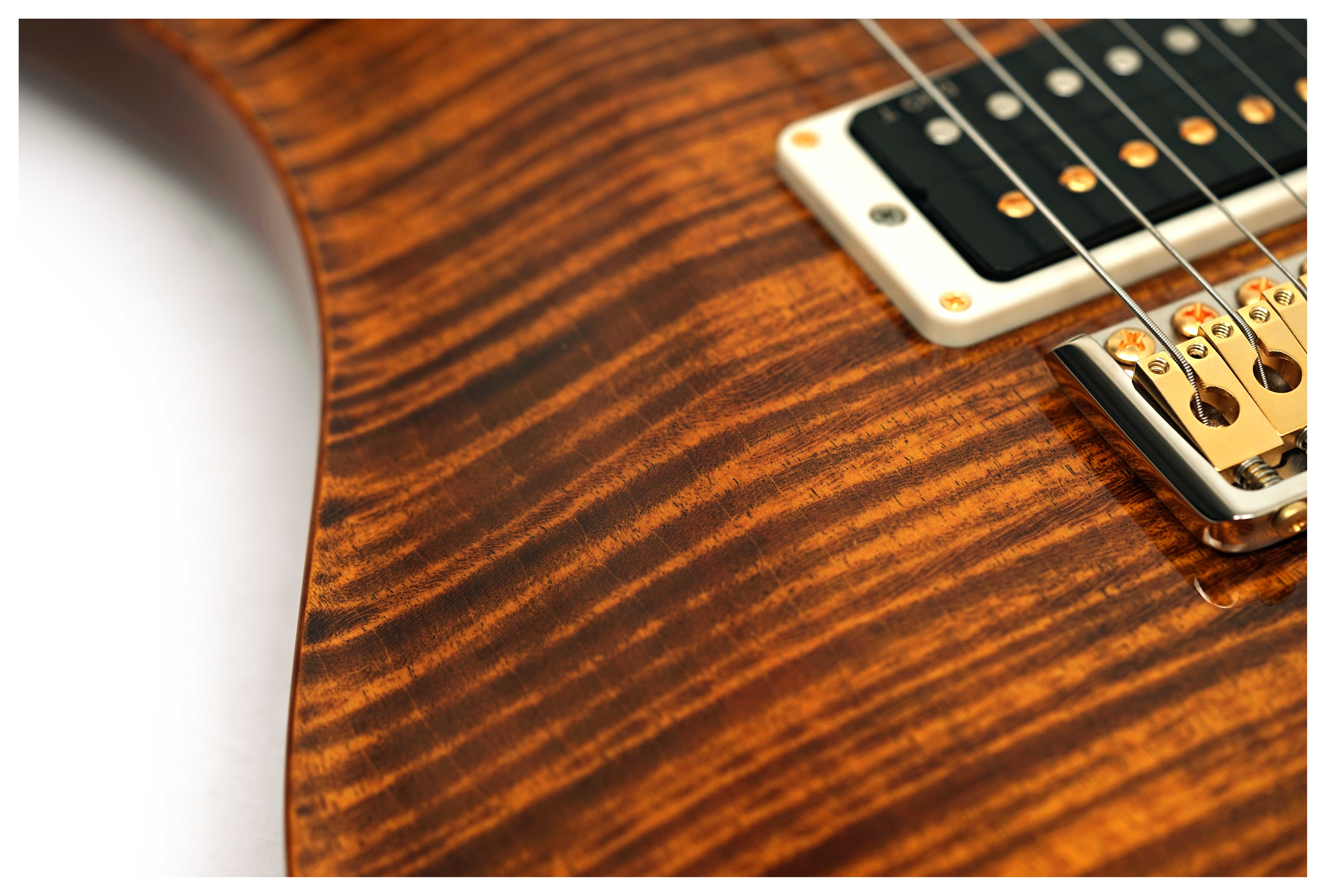 PRS Custom 24 Hand Selected 10 Top Black Gold #0424187