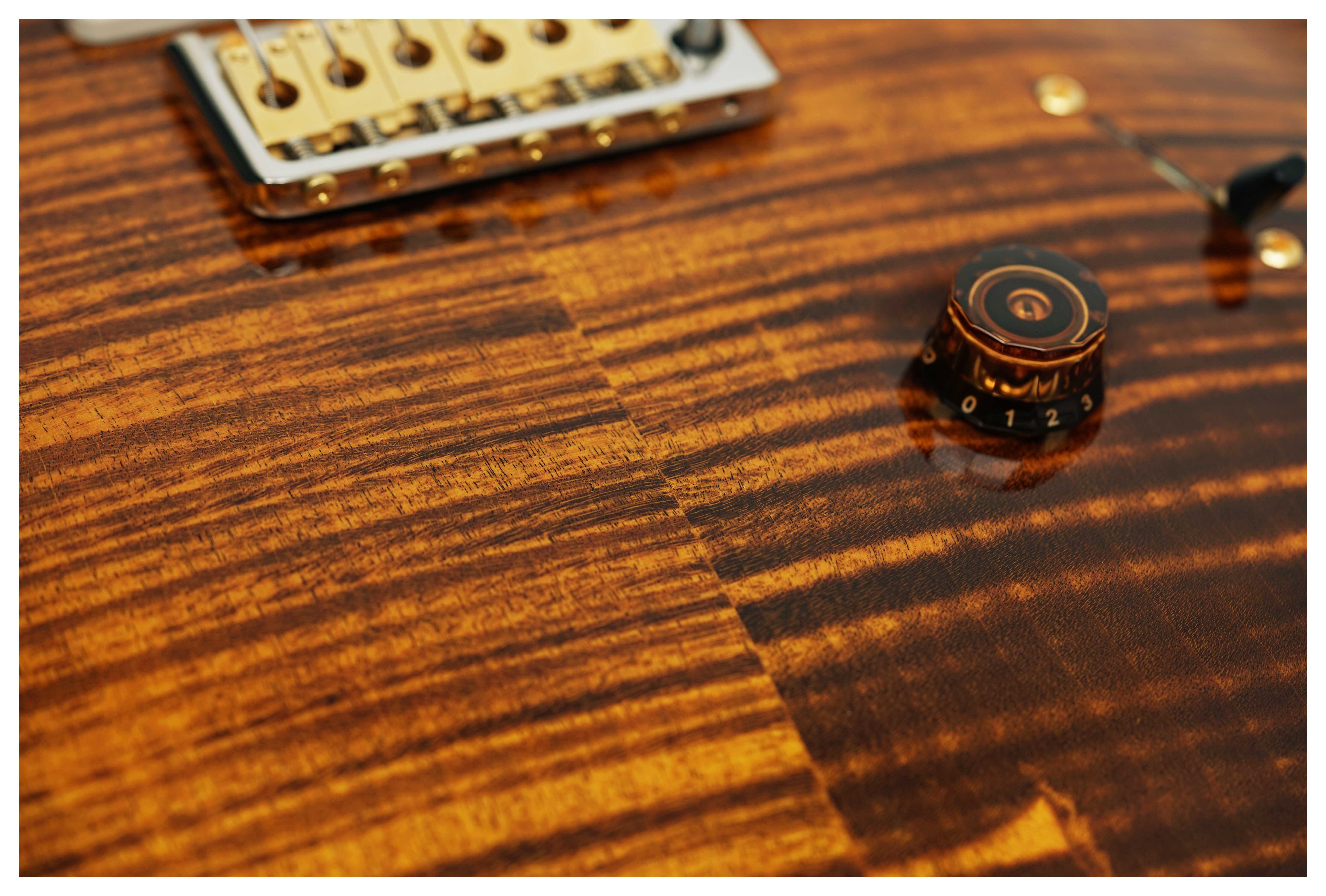 PRS Custom 24 Hand Selected 10 Top Black Gold #0424187