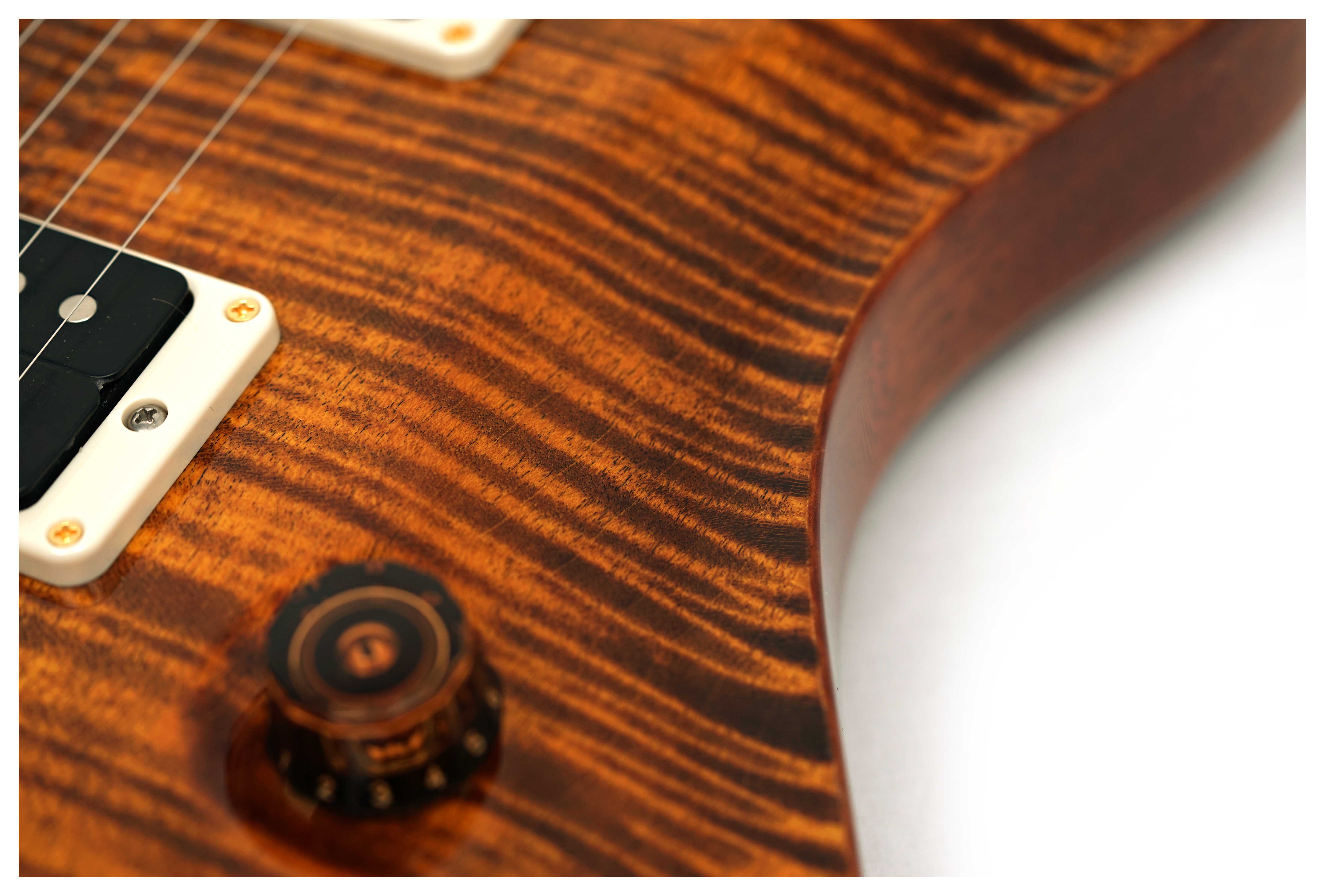 PRS Custom 24 Hand Selected 10 Top Black Gold #0424187