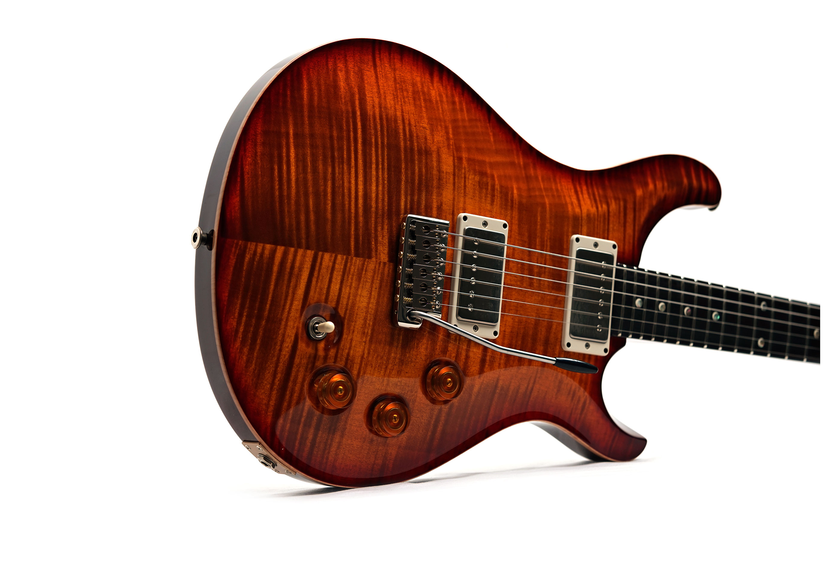 PRS DGT Moons Dark Cherry Sunburst