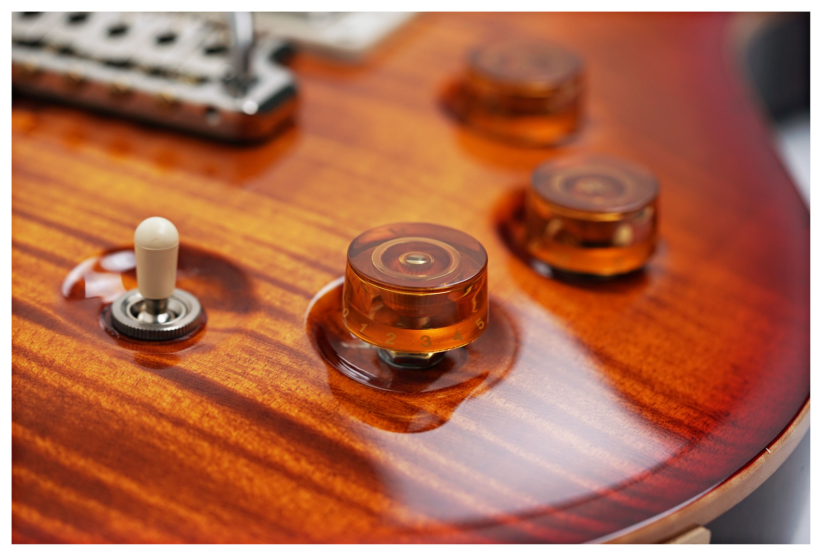 PRS DGT Moons Dark Cherry Sunburst