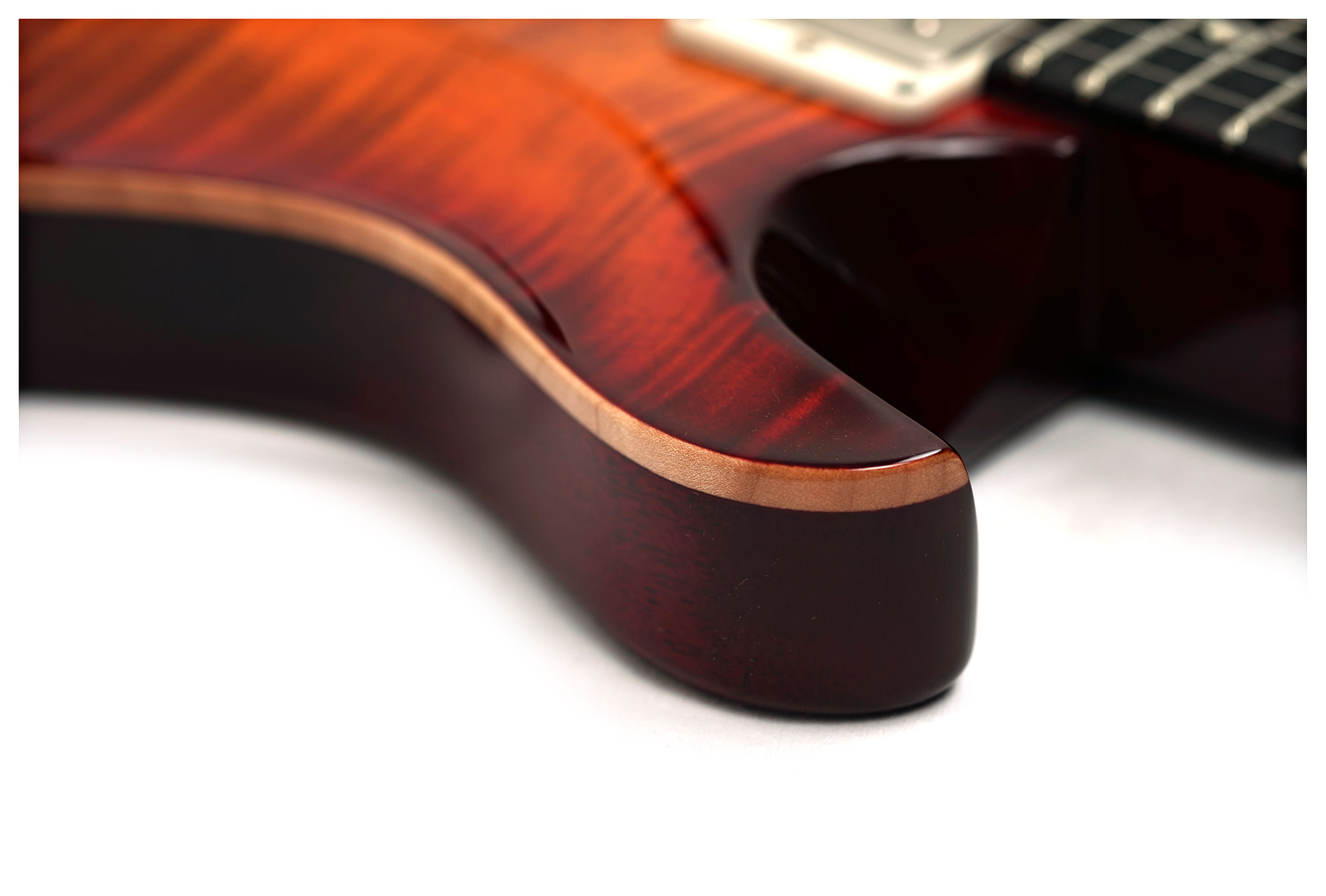 PRS DGT Moons Dark Cherry Sunburst