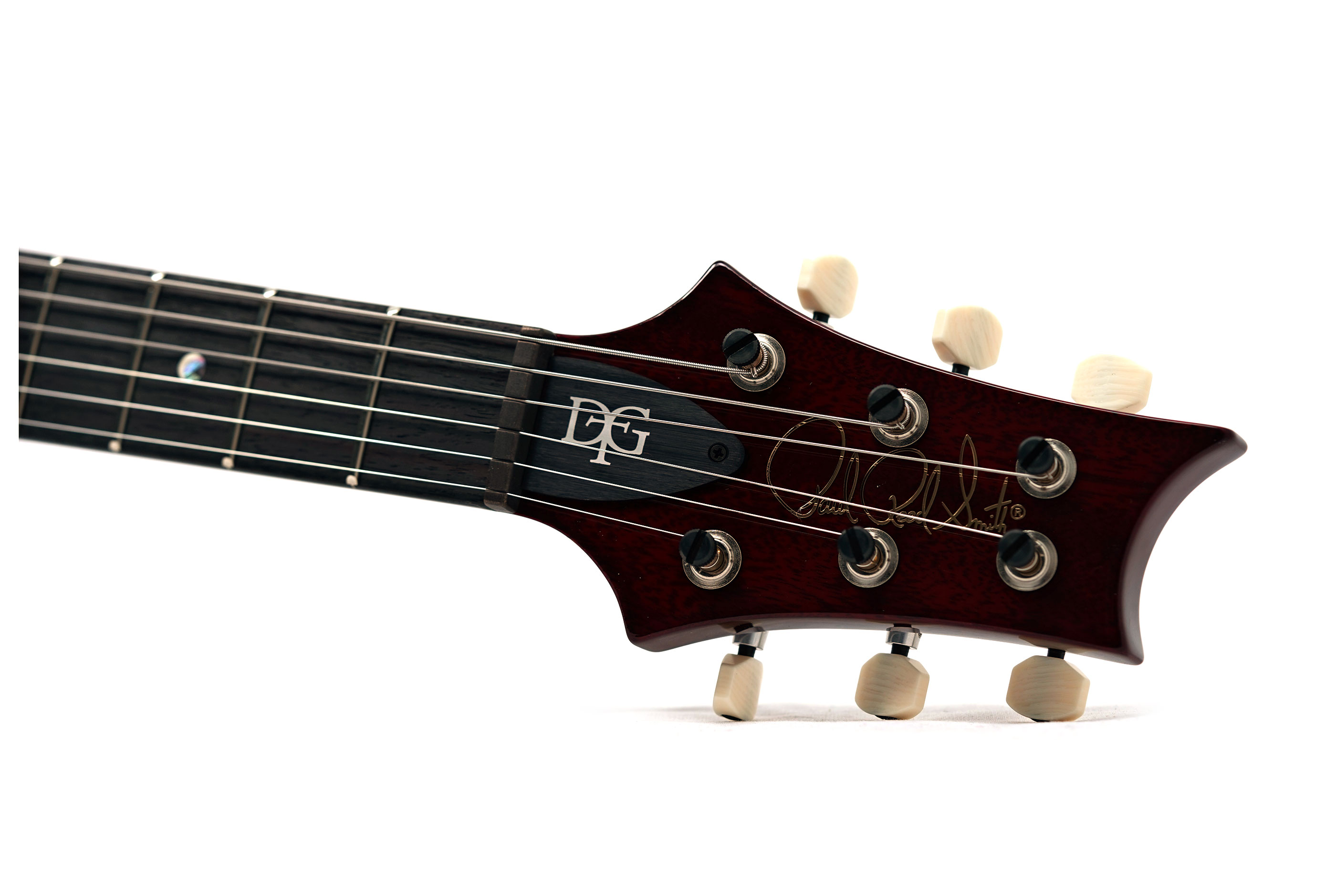 PRS DGT Moons Dark Cherry Sunburst