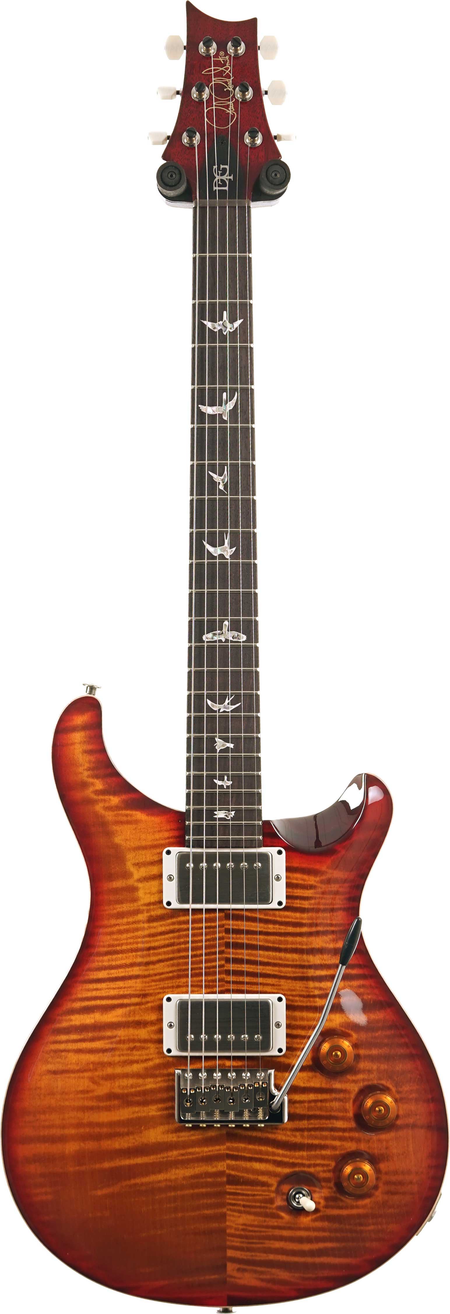 PRS DGT Birds Dark Cherry Sunburst #0420501