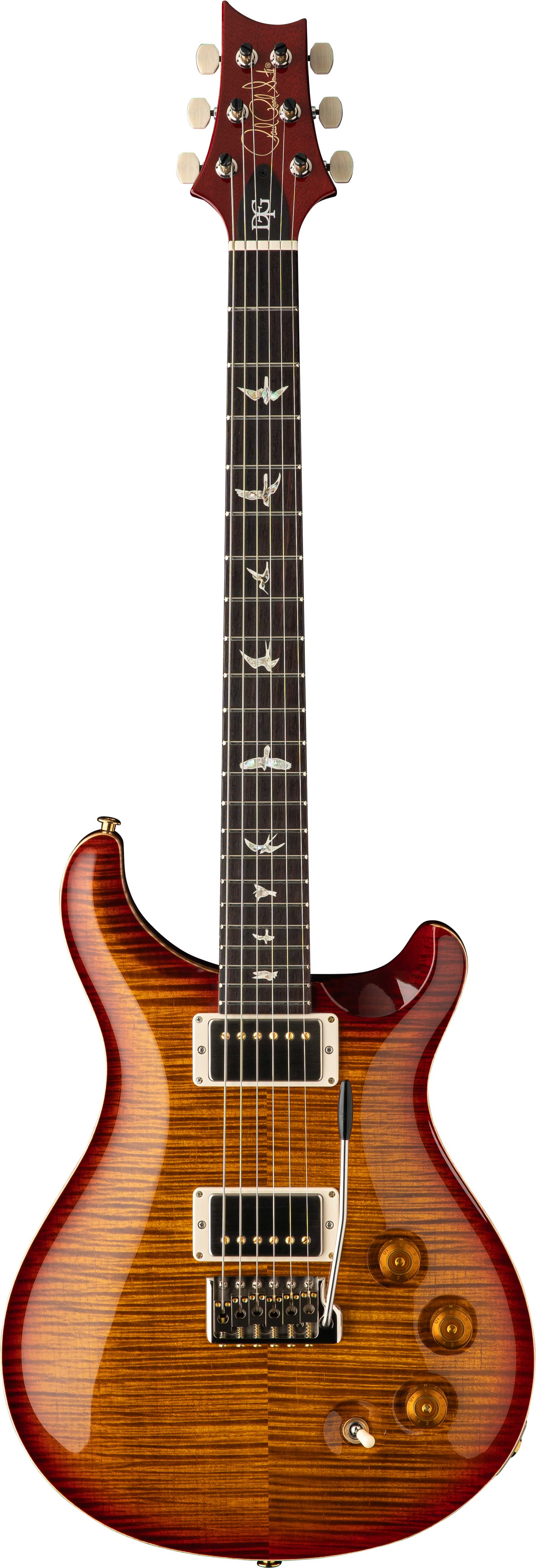 PRS DGT Birds Dark Cherry Sunburst