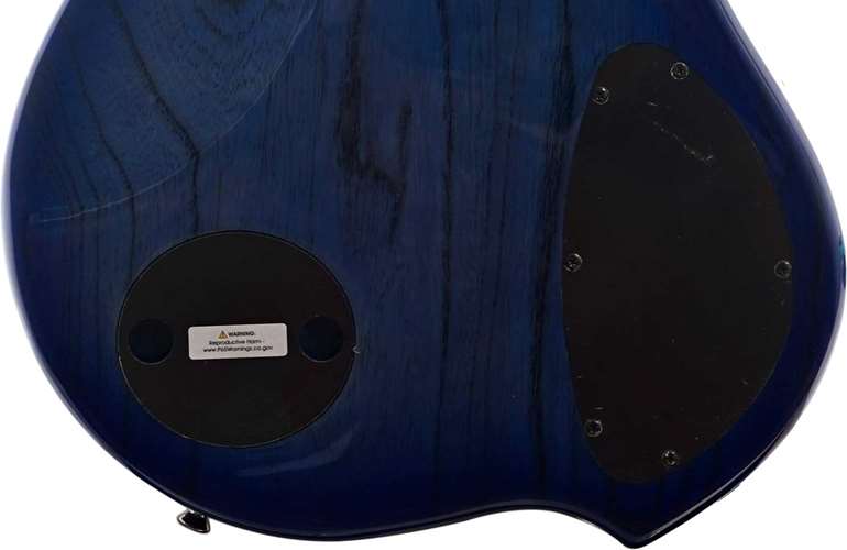 Dingwall Combustion 3 Pickup 5 String Indigoburst Quilt Maple Fingerboard Left Handed Dingwall Combustion 3 Pickup 5 String Indigoburst Quilt Maple Fingerboard Left Handed