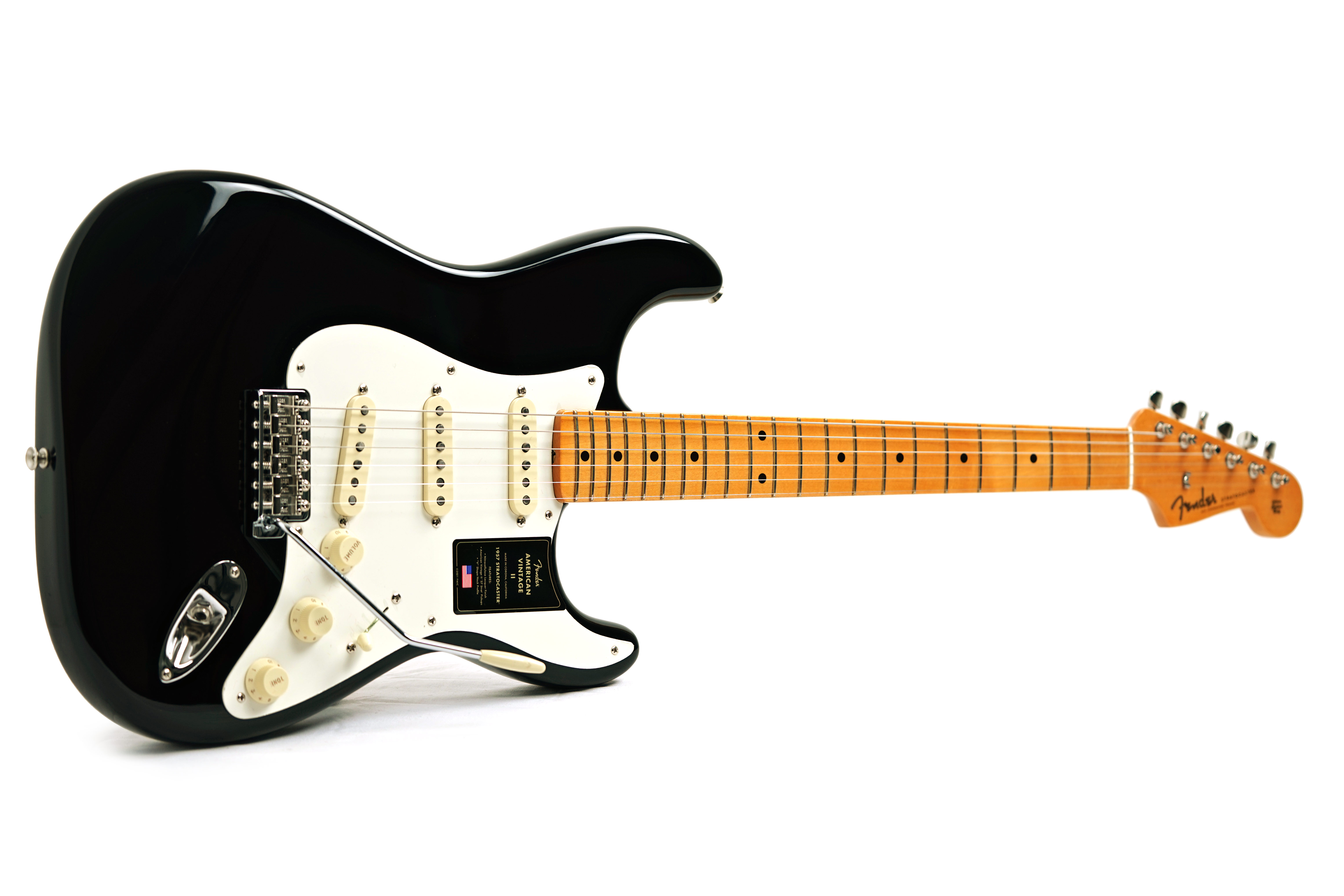 Fender American Vintage II 1957 Stratocaster Black Maple Fingerboard #V2448013