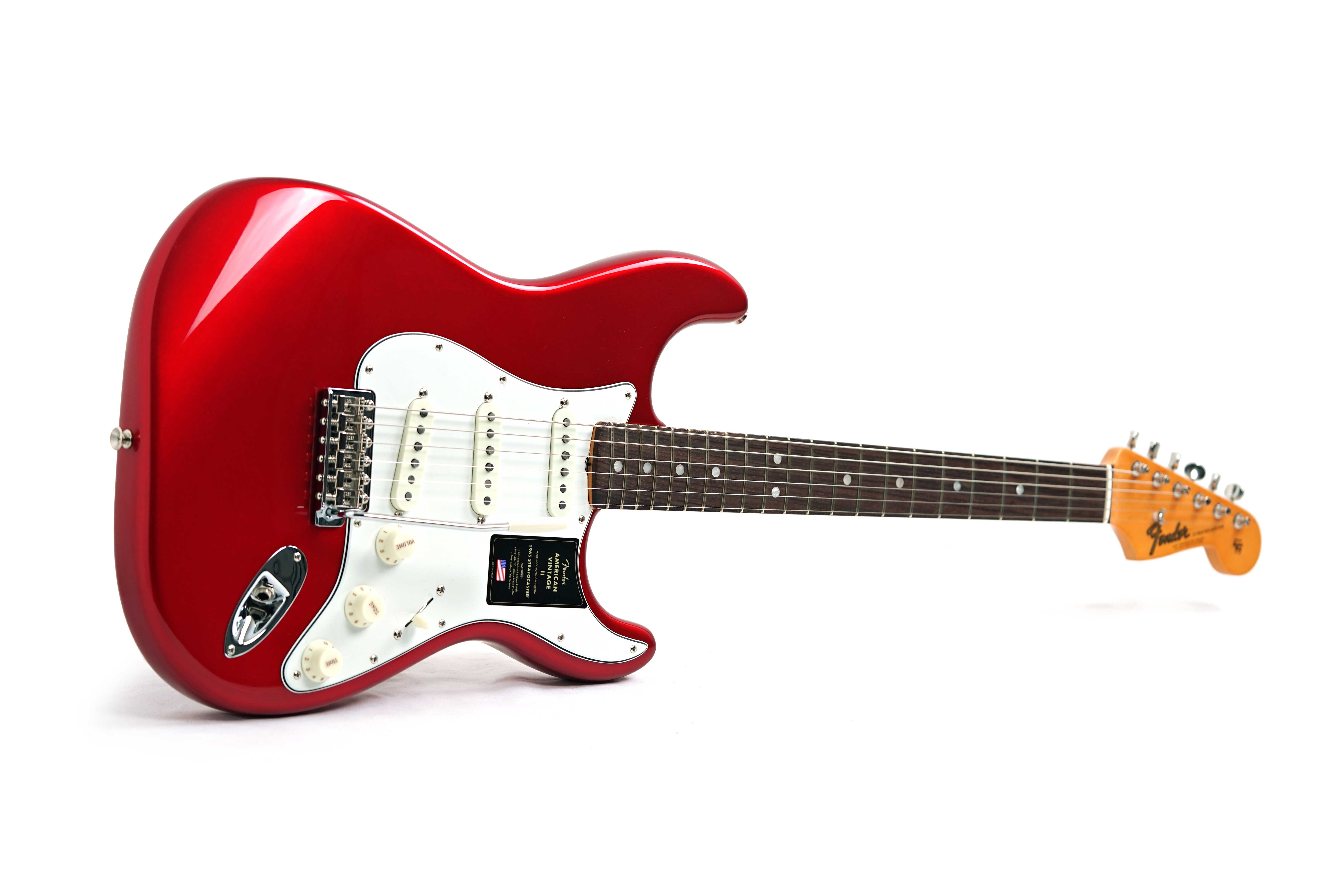 Fender American Vintage II 1965 Stratocaster Candy Apple Red Rosewood Fingerboard #V2556713