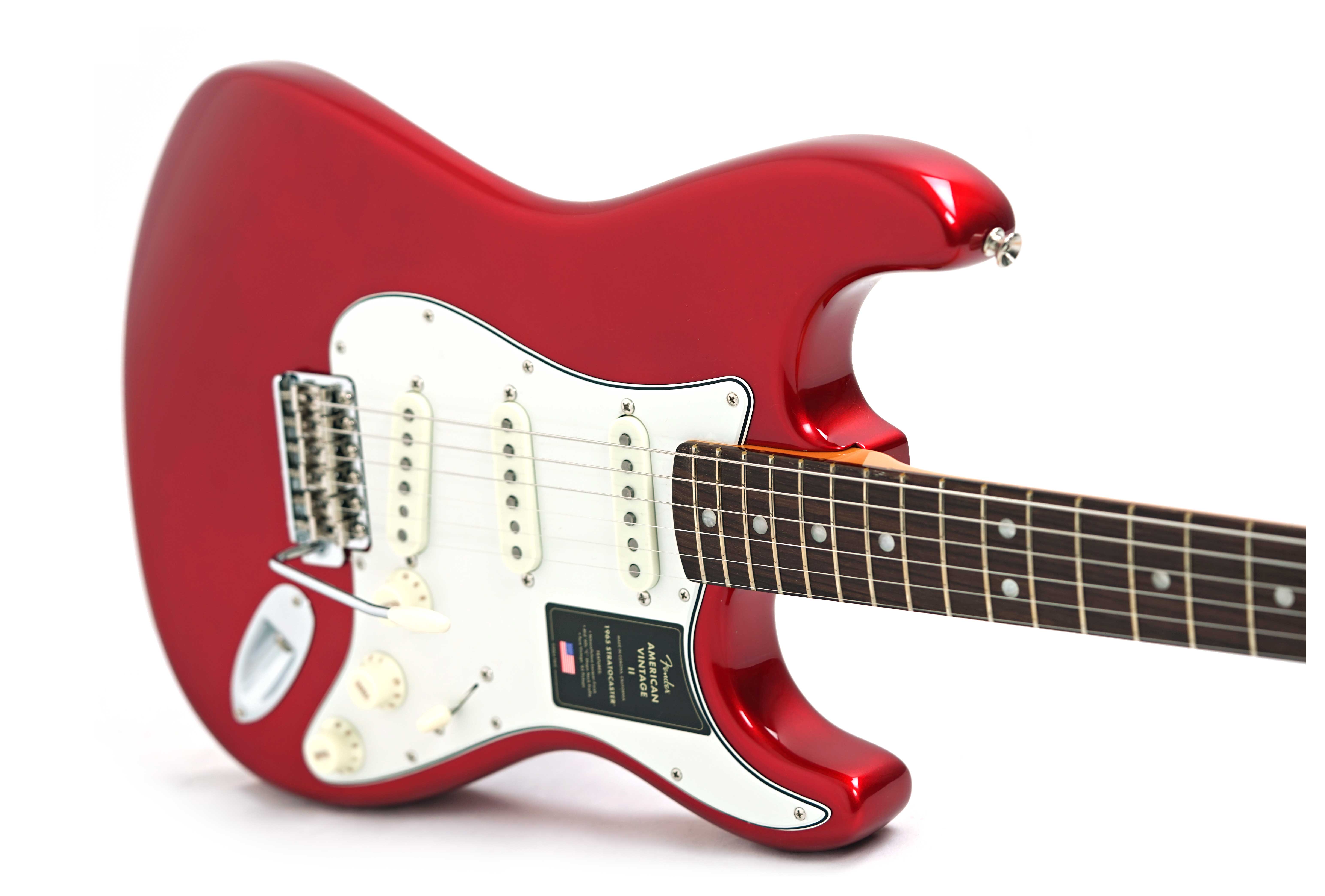 Fender American Vintage II 1965 Stratocaster Candy Apple Red Rosewood Fingerboard #V2556713