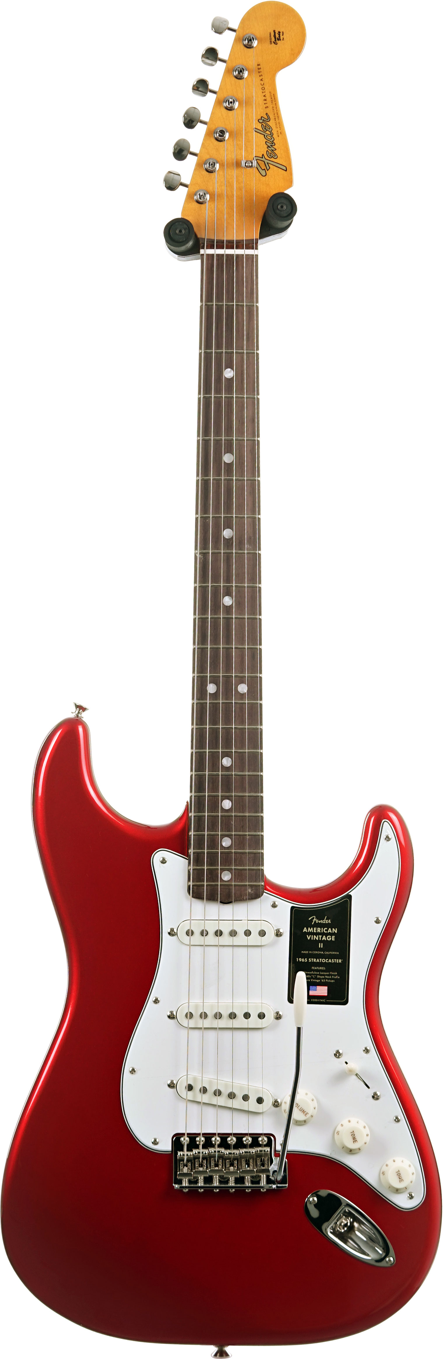 Fender American Vintage II 1965 Stratocaster Candy Apple Red Rosewood Fingerboard #V2556740