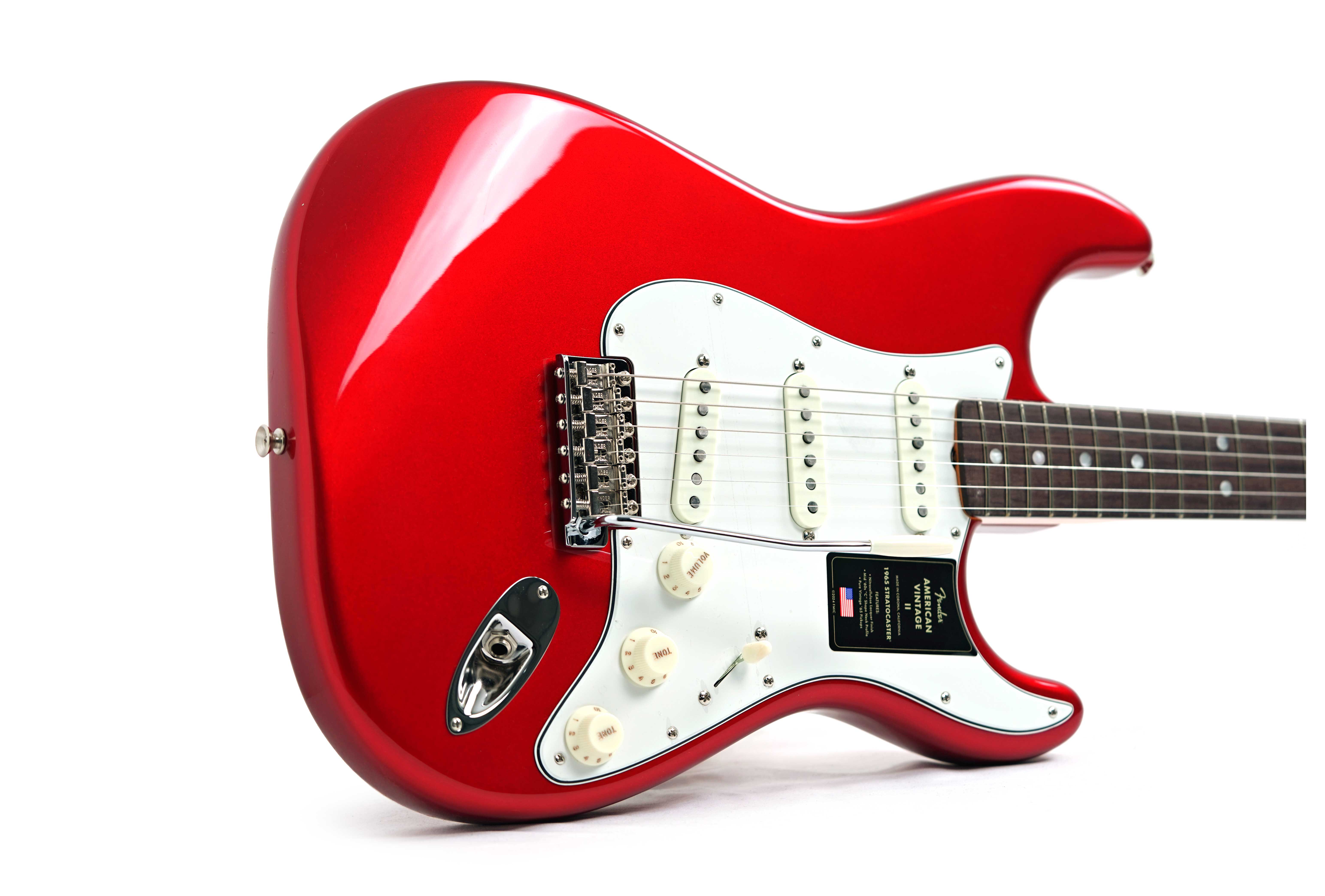 Fender American Vintage II 1965 Stratocaster Candy Apple Red Rosewood Fingerboard #V2556740