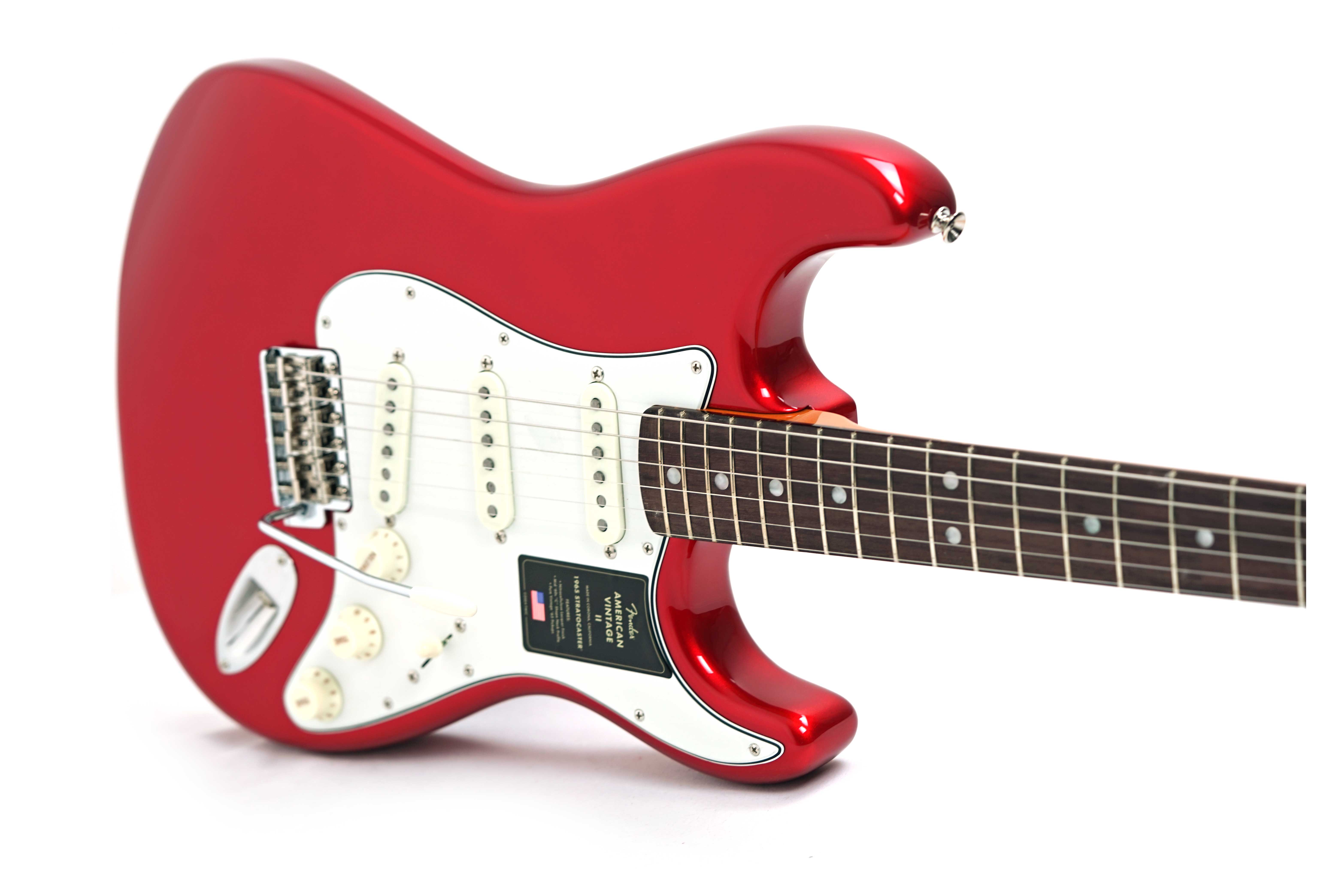 Fender American Vintage II 1965 Stratocaster Candy Apple Red Rosewood Fingerboard #V2556740