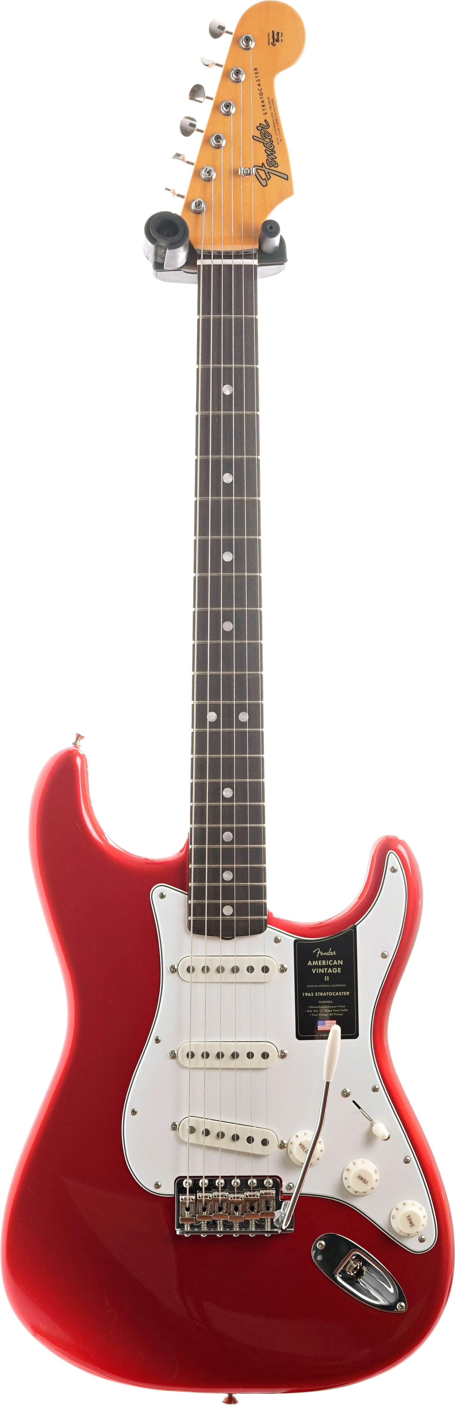 Fender American Vintage II 1965 Stratocaster Candy Apple Red Rosewood Fingerboard #V2551287