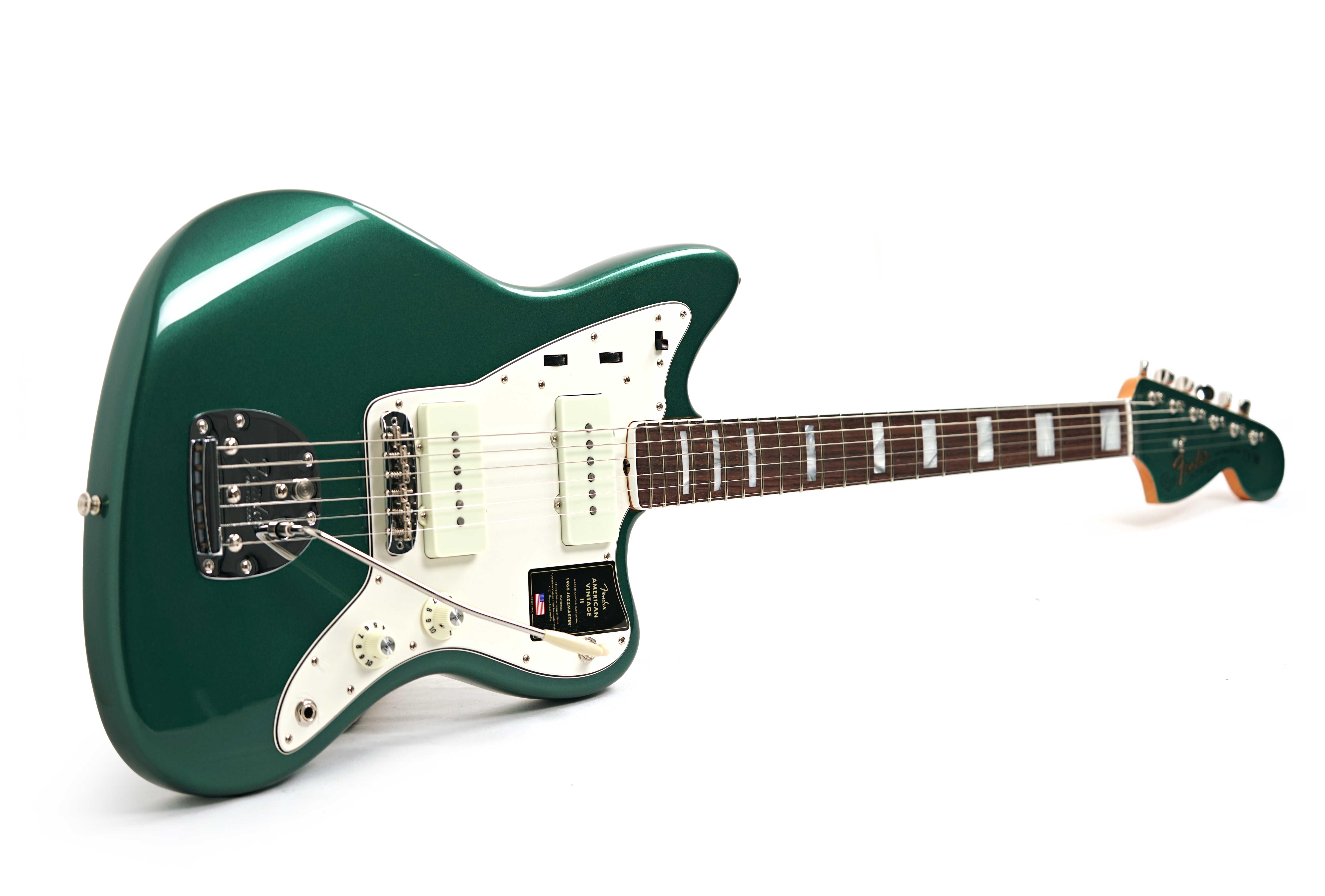 Fender American Vintage II 1966 Jazzmaster Sherwood Green Metallic Rosewood Fingerboard #V2557128