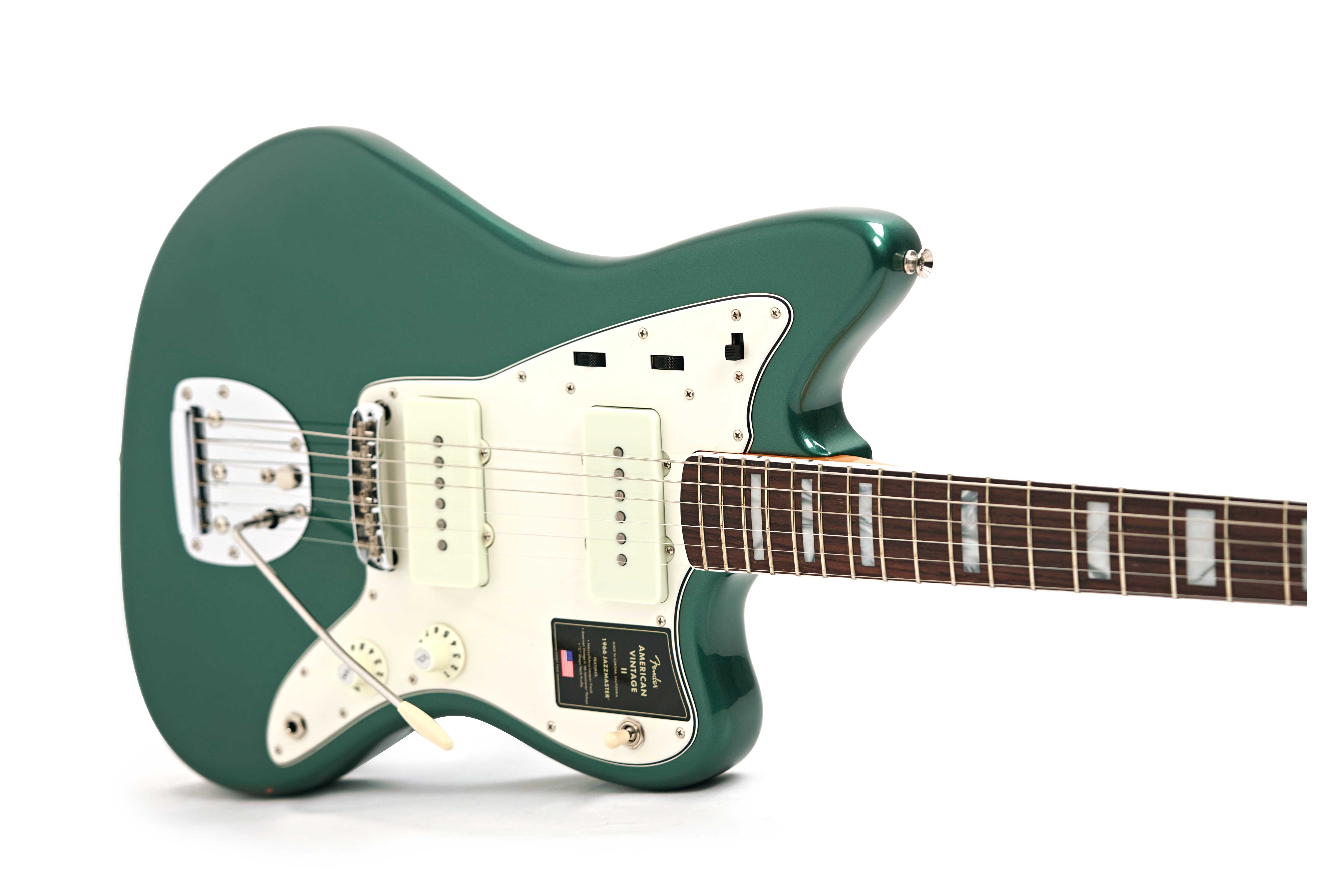 Fender American Vintage II 1966 Jazzmaster Sherwood Green Metallic Rosewood Fingerboard #V2557128