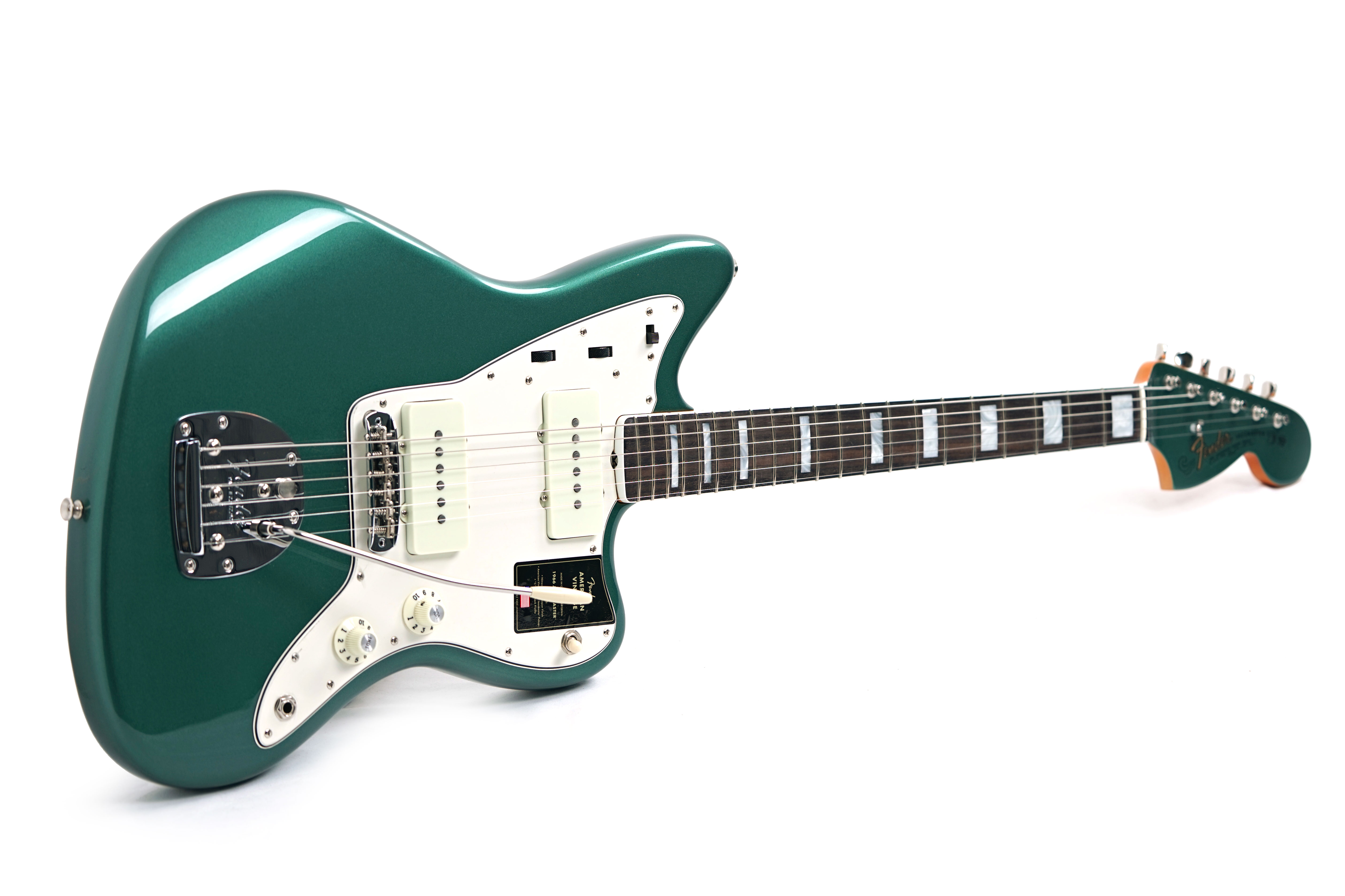 Fender American Vintage II 1966 Jazzmaster Sherwood Green Metallic Rosewood Fingerboard #V2557290