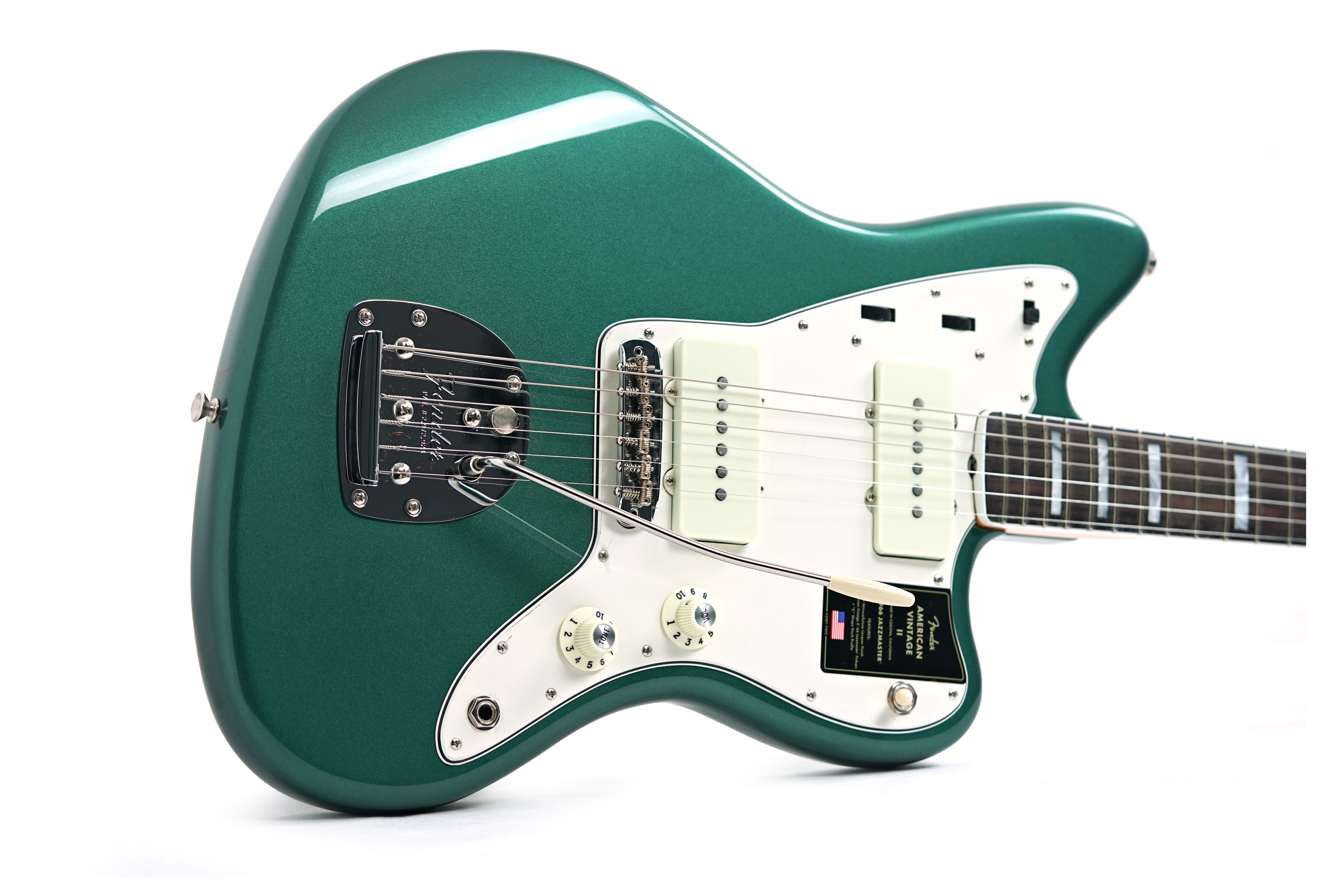 Fender American Vintage II 1966 Jazzmaster Sherwood Green Metallic Rosewood Fingerboard #V2557290