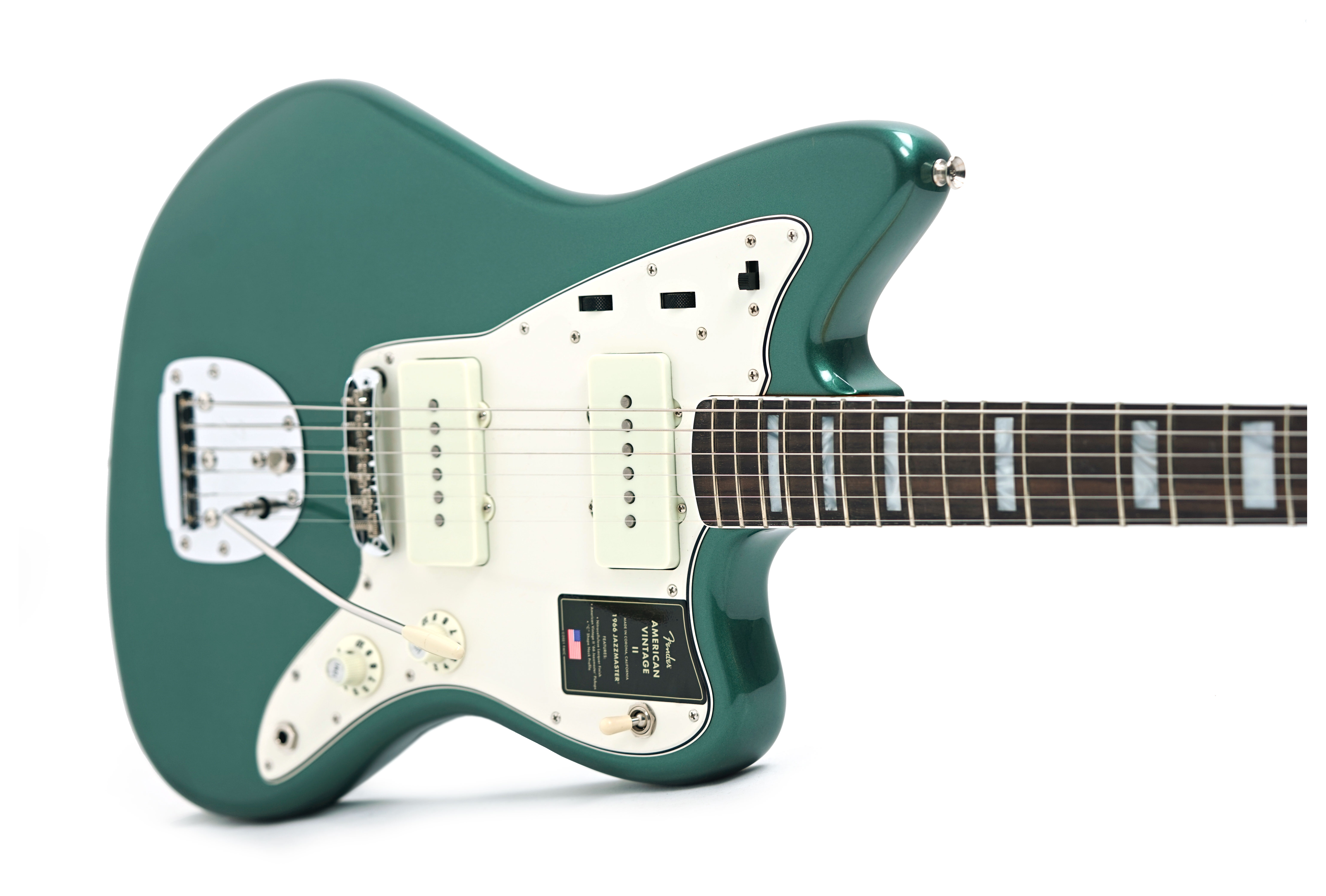 Fender American Vintage II 1966 Jazzmaster Sherwood Green Metallic Rosewood Fingerboard #V2557290