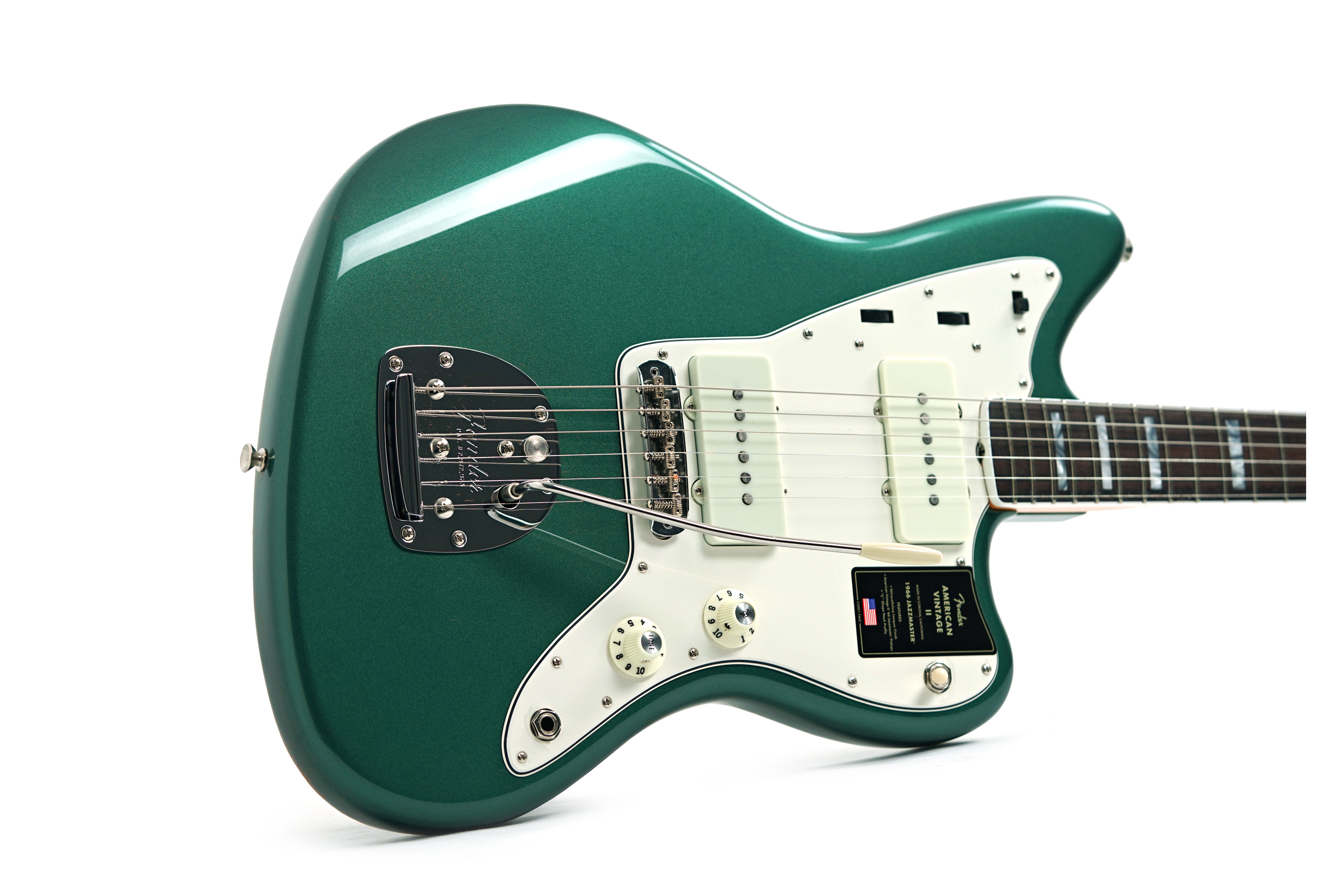 Fender American Vintage II 1966 Jazzmaster Sherwood Green Metallic Rosewood Fingerboard #V2559147
