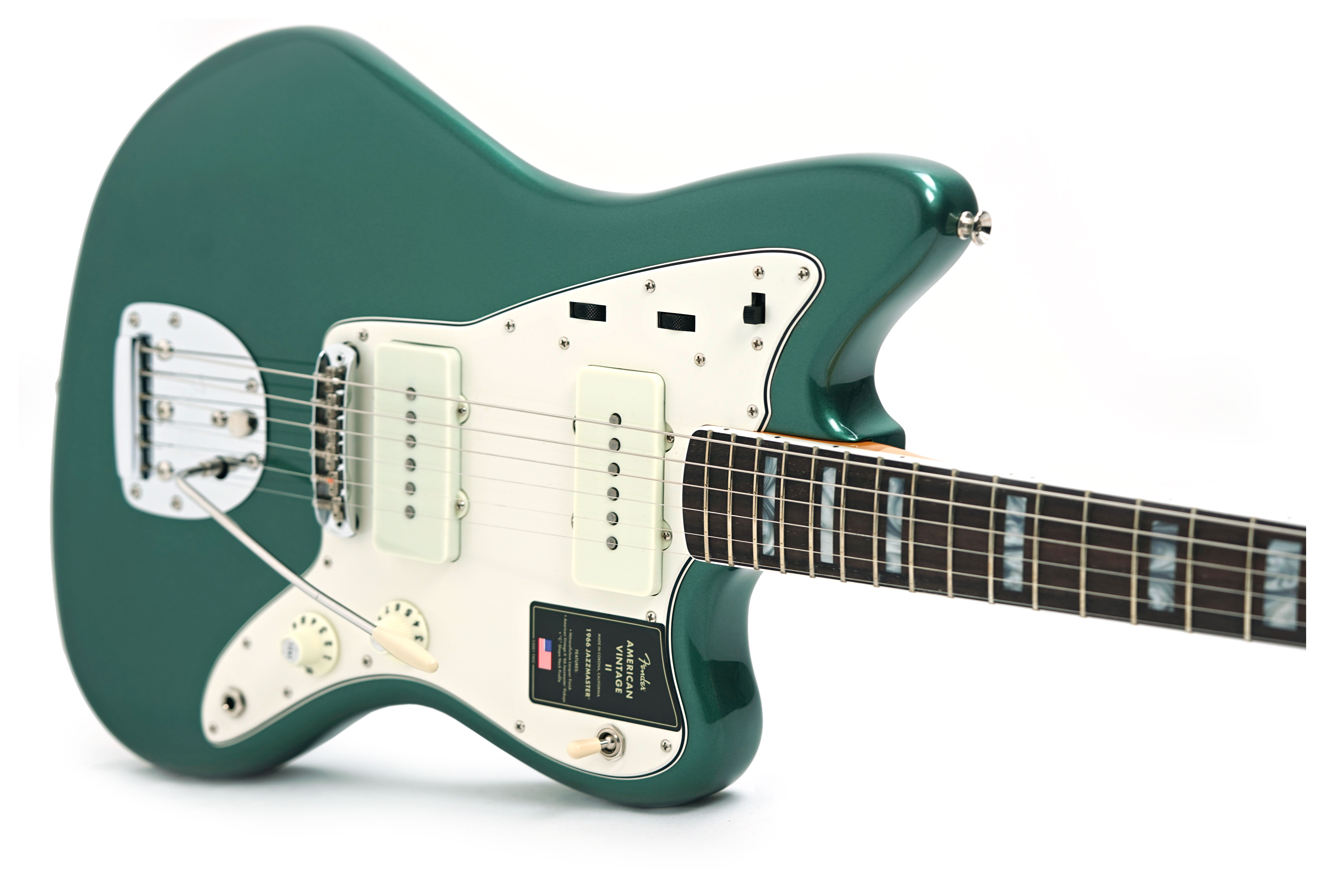 Fender American Vintage II 1966 Jazzmaster Sherwood Green Metallic Rosewood Fingerboard #V2559147