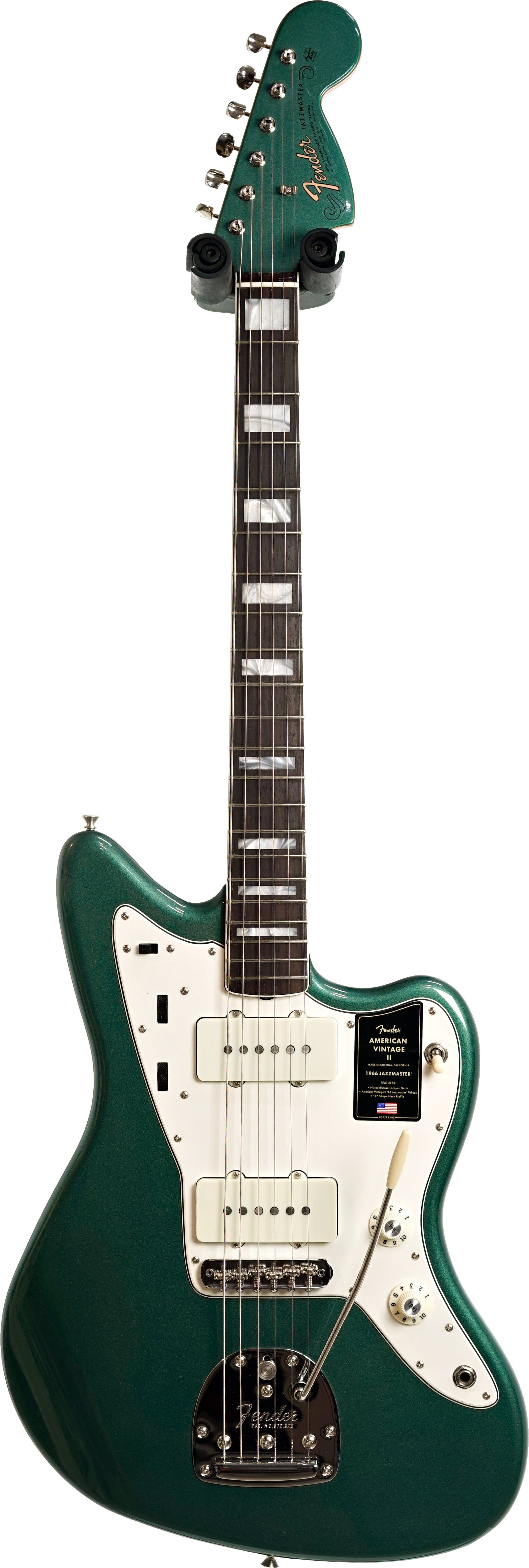 Fender American Vintage II 1966 Jazzmaster Sherwood Green Metallic Rosewood Fingerboard #V2557112