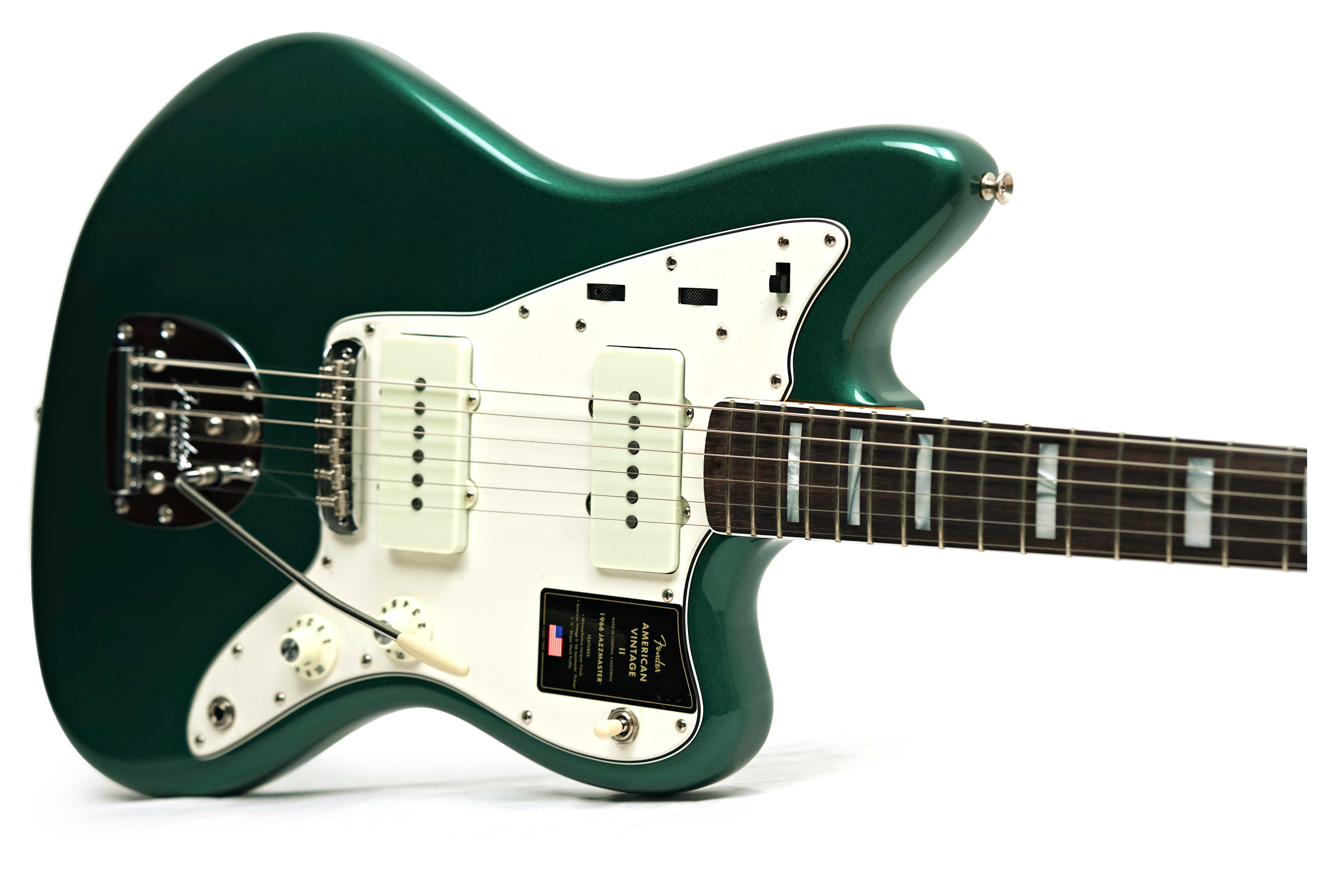 Fender American Vintage II 1966 Jazzmaster Sherwood Green Metallic Rosewood Fingerboard (Ex-Demo) #V2448816