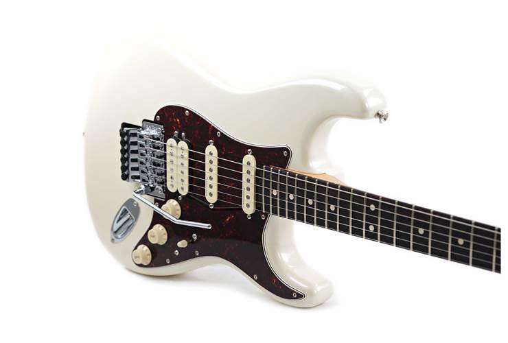 Fender Player II Modified Stratocaster Floyd Olympic Pearl Rosewood Fingerboard (Ex-Demo) #MX25021969 Fender Player II Modified Stratocaster Floyd Olympic Pearl Rosewood Fingerboard (Ex-Demo) #MX25021969