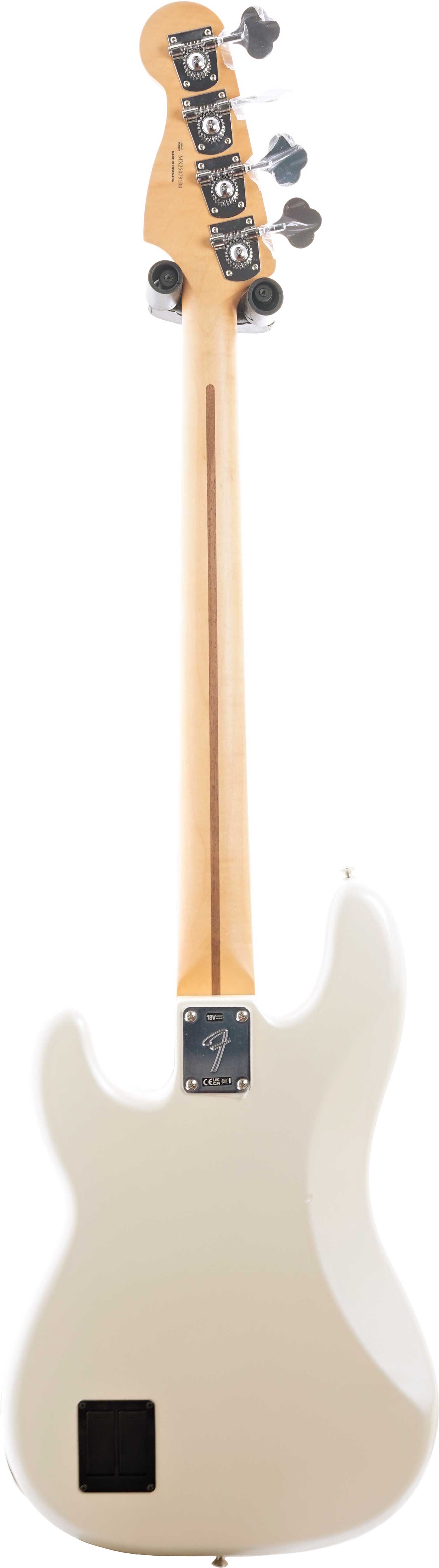 Fender Player II Modified Active Precision Bass Olympic Pearl Rosewood Fingerboard (Ex-Demo) #MX25079100