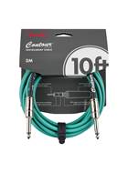 Fender Contour Series 10ft Instrument Cable Sherwood Green