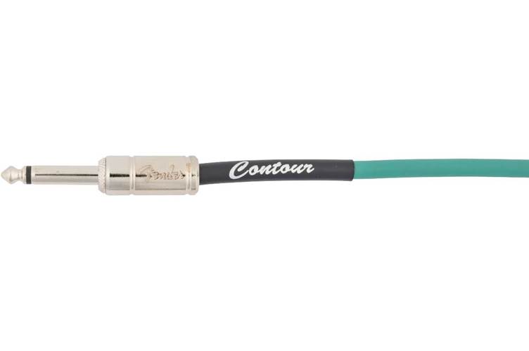 Fender Contour Series 10ft Instrument Cable Sherwood Green Fender Contour Series 10ft Instrument Cable Sherwood Green