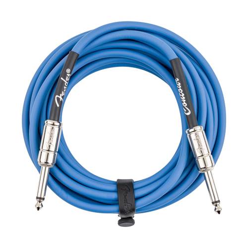 Fender Contour Series 18.6ft Instrument Cable Lake Placid Blue Fender Contour Series 18.6ft Instrument Cable Lake Placid Blue