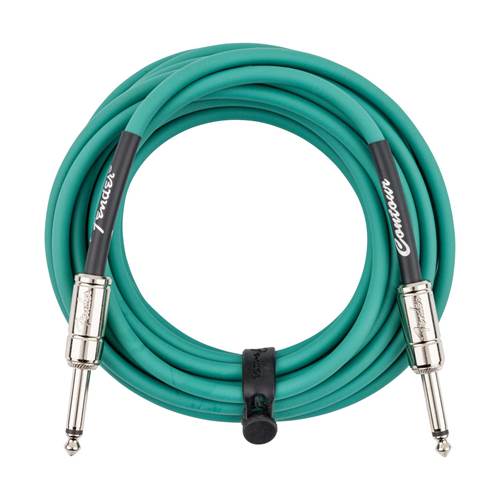 Fender Contour Series 18.6ft Instrument Cable Sherwood Green Fender Contour Series 18.6ft Instrument Cable Sherwood Green