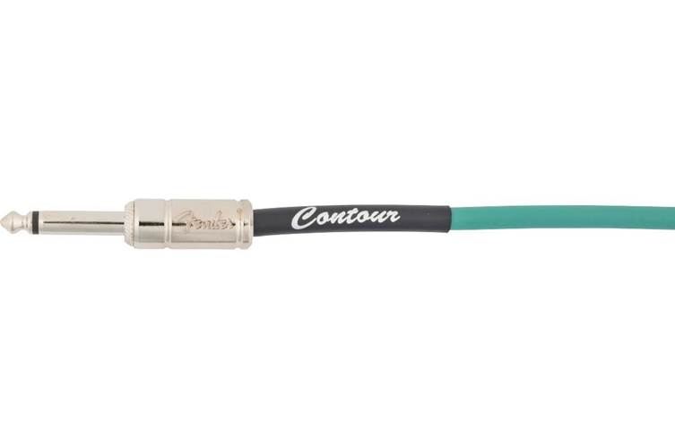 Fender Contour Series 18.6ft Instrument Cable Sherwood Green Fender Contour Series 18.6ft Instrument Cable Sherwood Green
