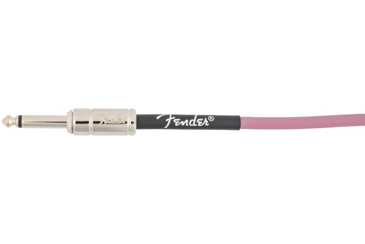 Fender Contour Series 18.6ft Instrument Cable Burgundy Mist Fender Contour Series 18.6ft Instrument Cable Burgundy Mist