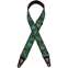 Fender Mosaic Jacquard Strap Green Front View