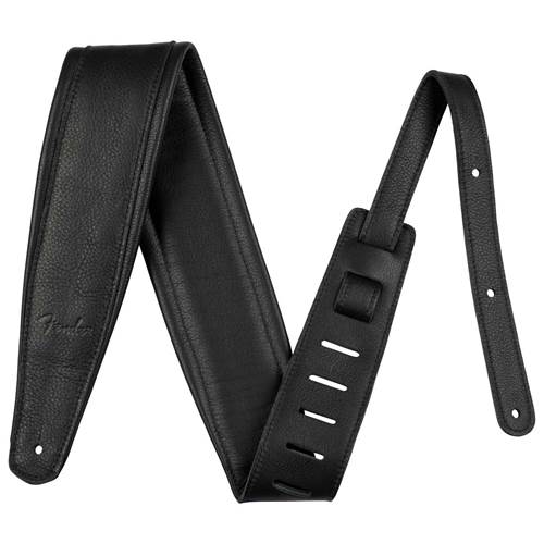 Fender Premium Leather Strap Black 3.5 Inch Fender Premium Leather Strap Black 3.5 Inch