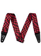 Fender Wavy Checker Poly Strap Red