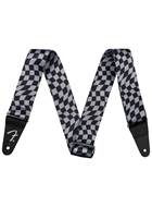 Fender Wavy Checker Poly Strap Grey