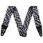 Fender Wavy Checker Poly Strap Grey Front View
