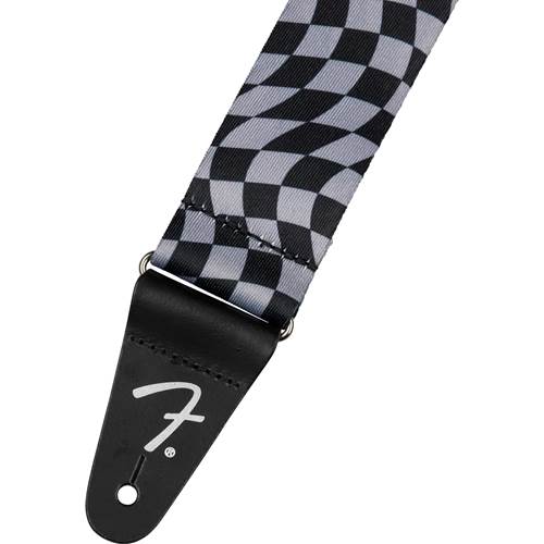 Fender Wavy Checker Poly Strap Grey Fender Wavy Checker Poly Strap Grey