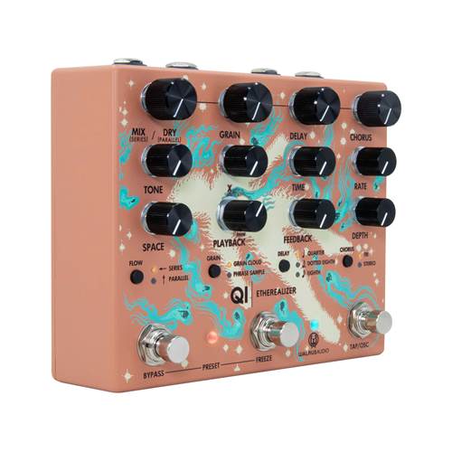 Walrus Audio Qi Etherealizer Yvette Young Signature Terracotta Multi Effects Processor Pedal Walrus Audio Qi Etherealizer Yvette Young Signature Terracotta Multi Effects Processor Pedal