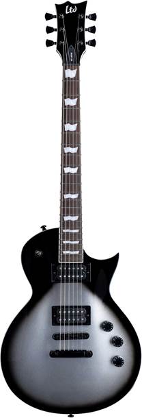ESP LTD EC-256 Silver Sunburst Teardrop