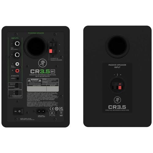 Mackie CR3.5BT CR Series Powered Studio Monitors With Tone Control and Bluetooth Mackie CR3.5BT CR Series Powered Studio Monitors With Tone Control and Bluetooth