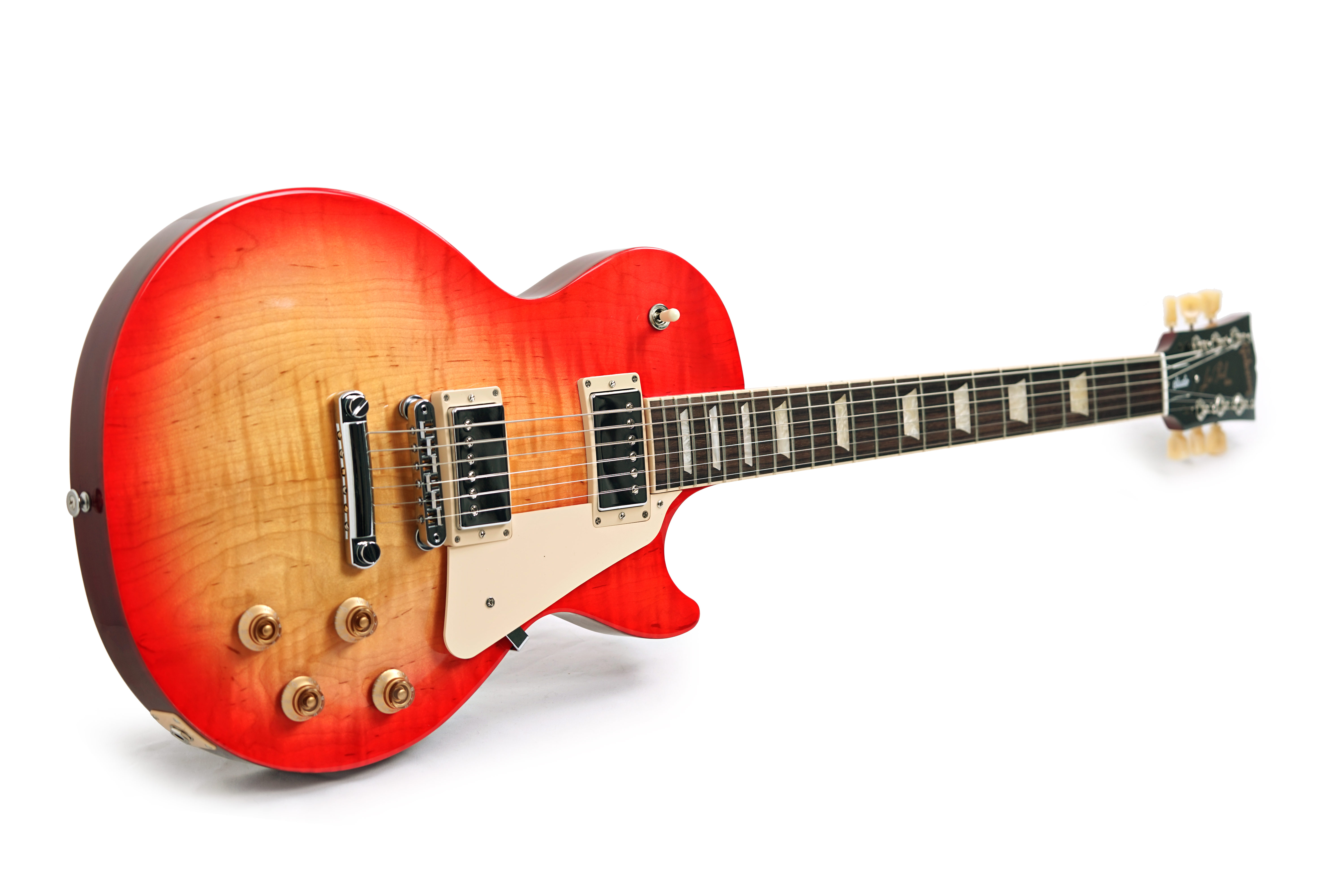 Gibson Les Paul Studio Figured Washed Cherry Sunburst #208050027