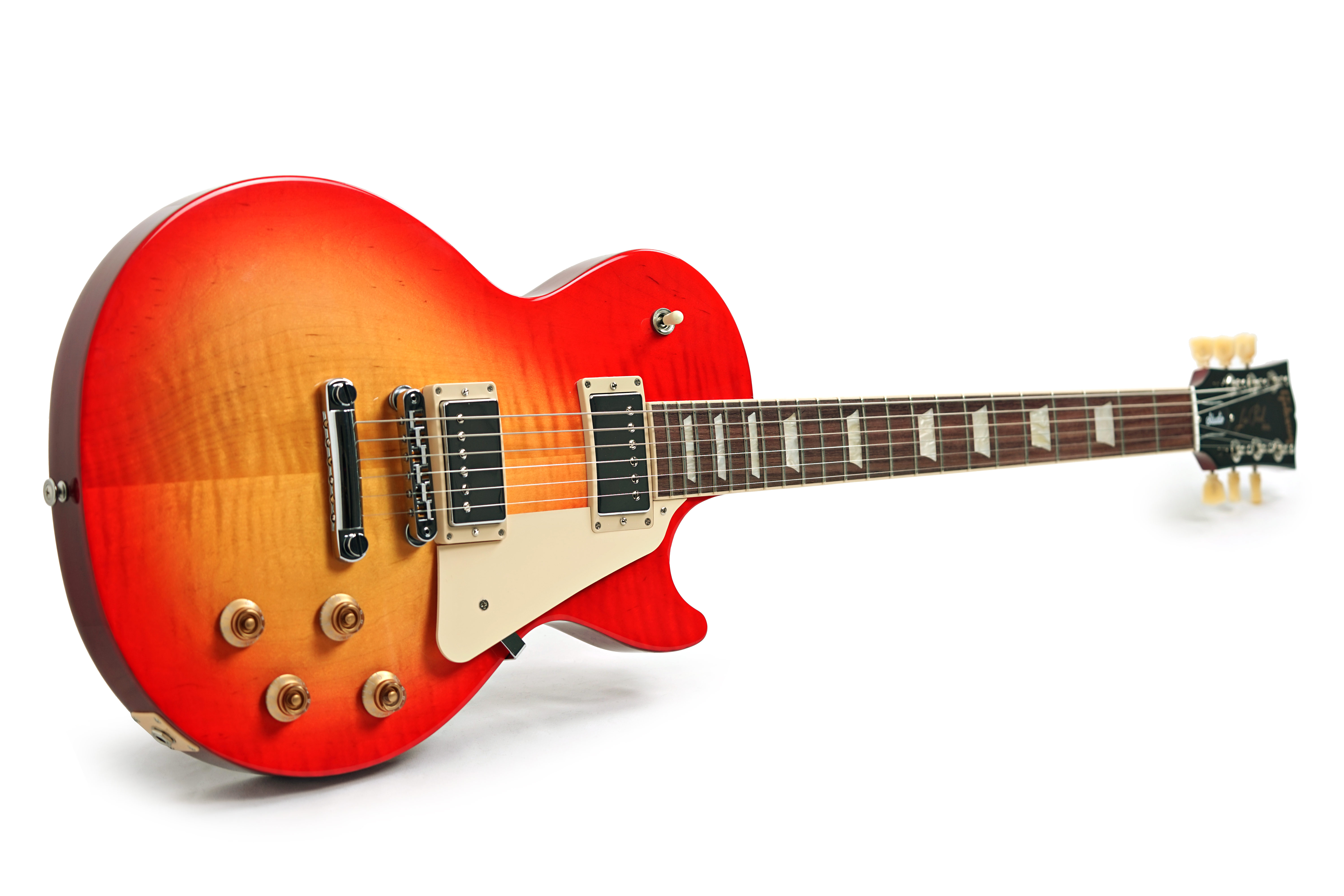 Gibson Les Paul Studio Figured Washed Cherry Sunburst #211550278