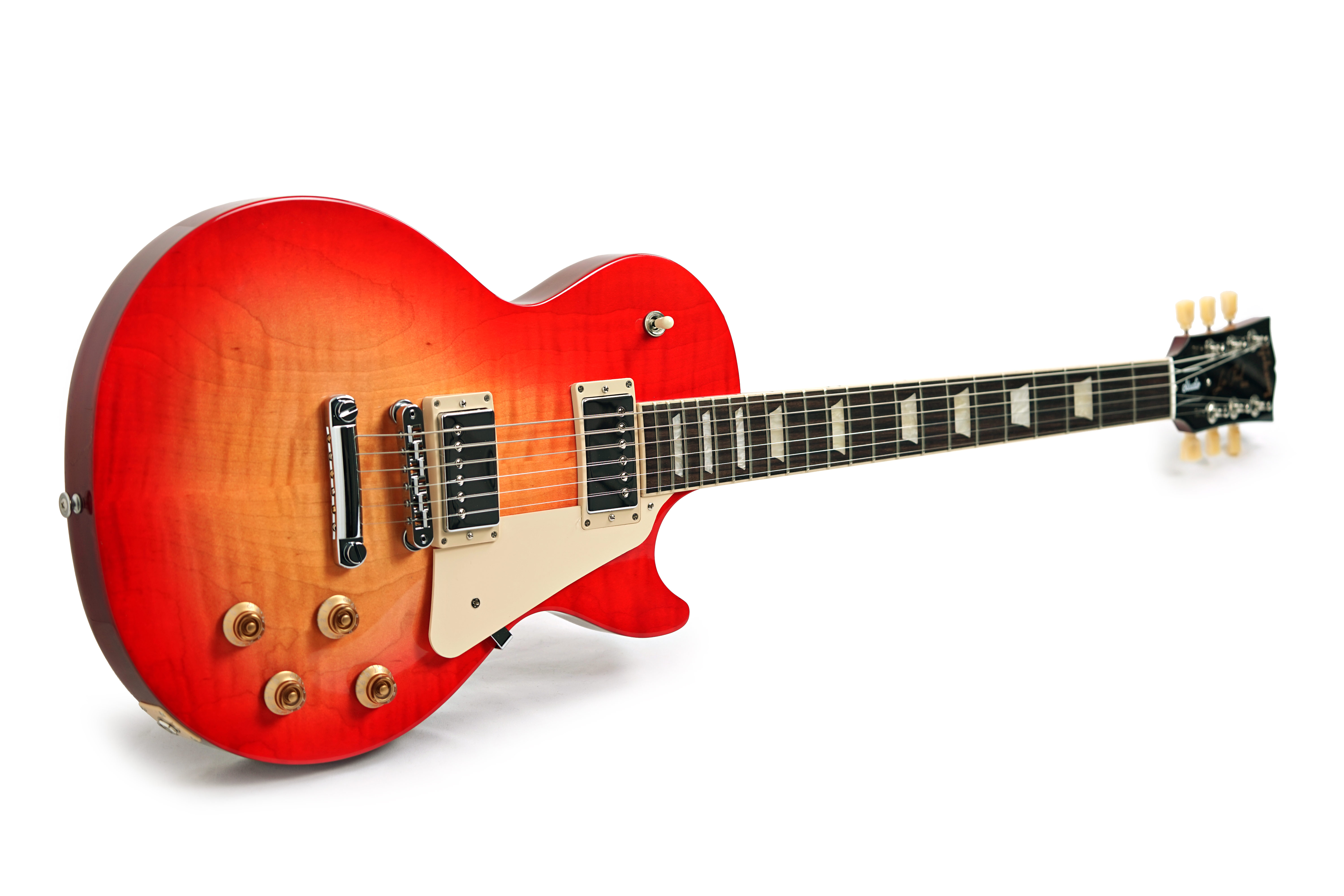 Gibson Les Paul Studio Figured Washed Cherry Sunburst #208750301