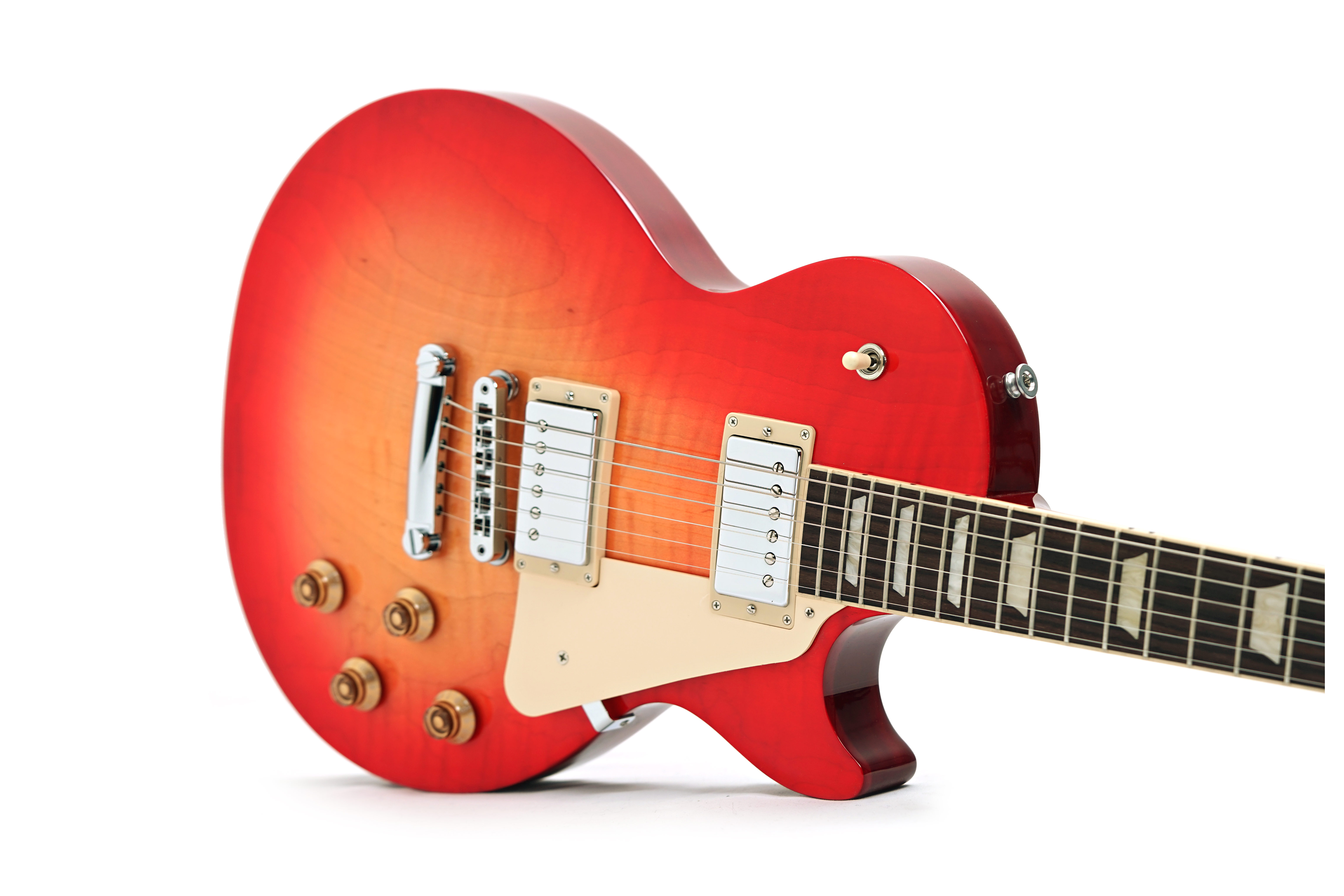 Gibson Les Paul Studio Figured Washed Cherry Sunburst #208750301