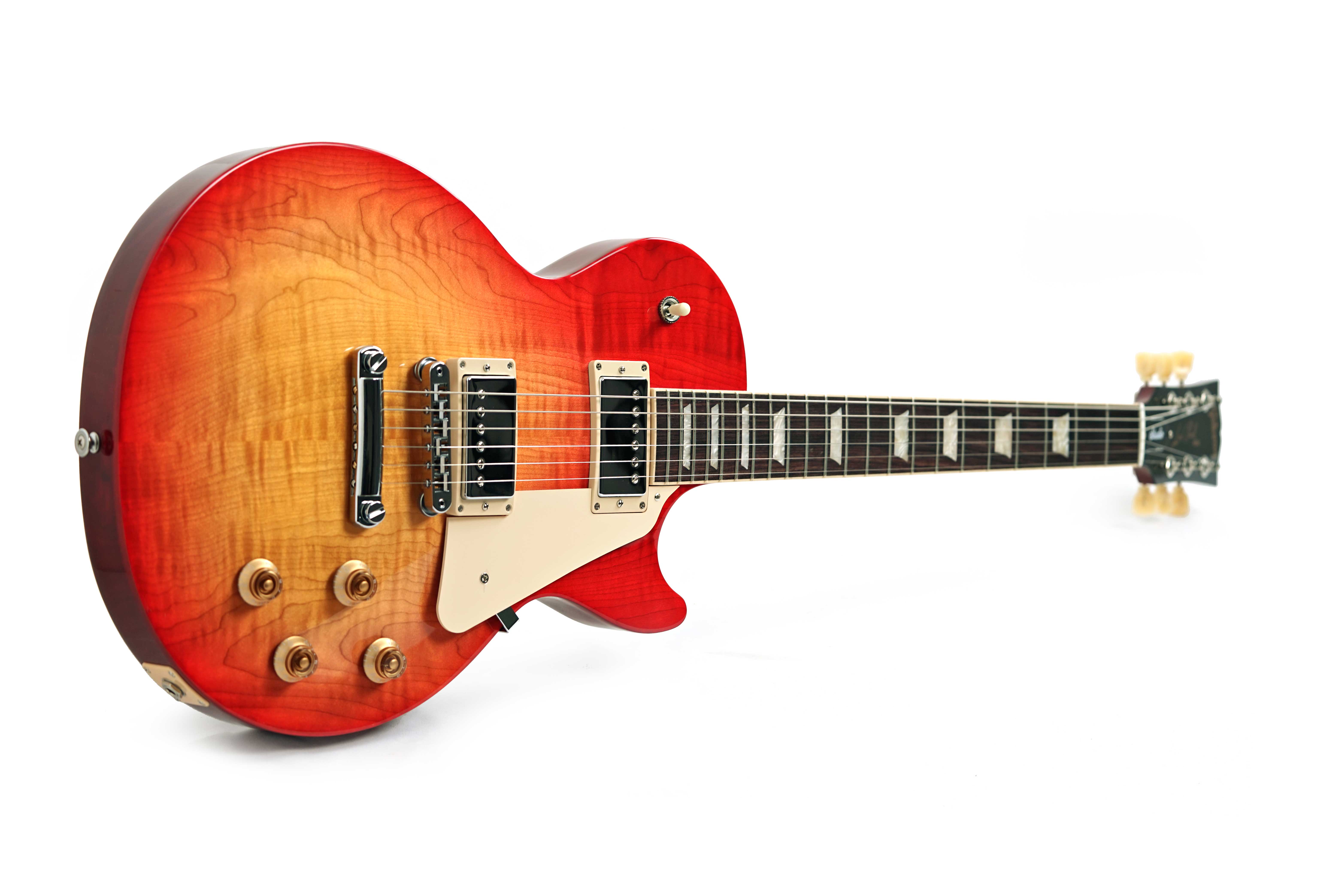 Gibson Les Paul Studio Figured Washed Cherry Sunburst #204950119