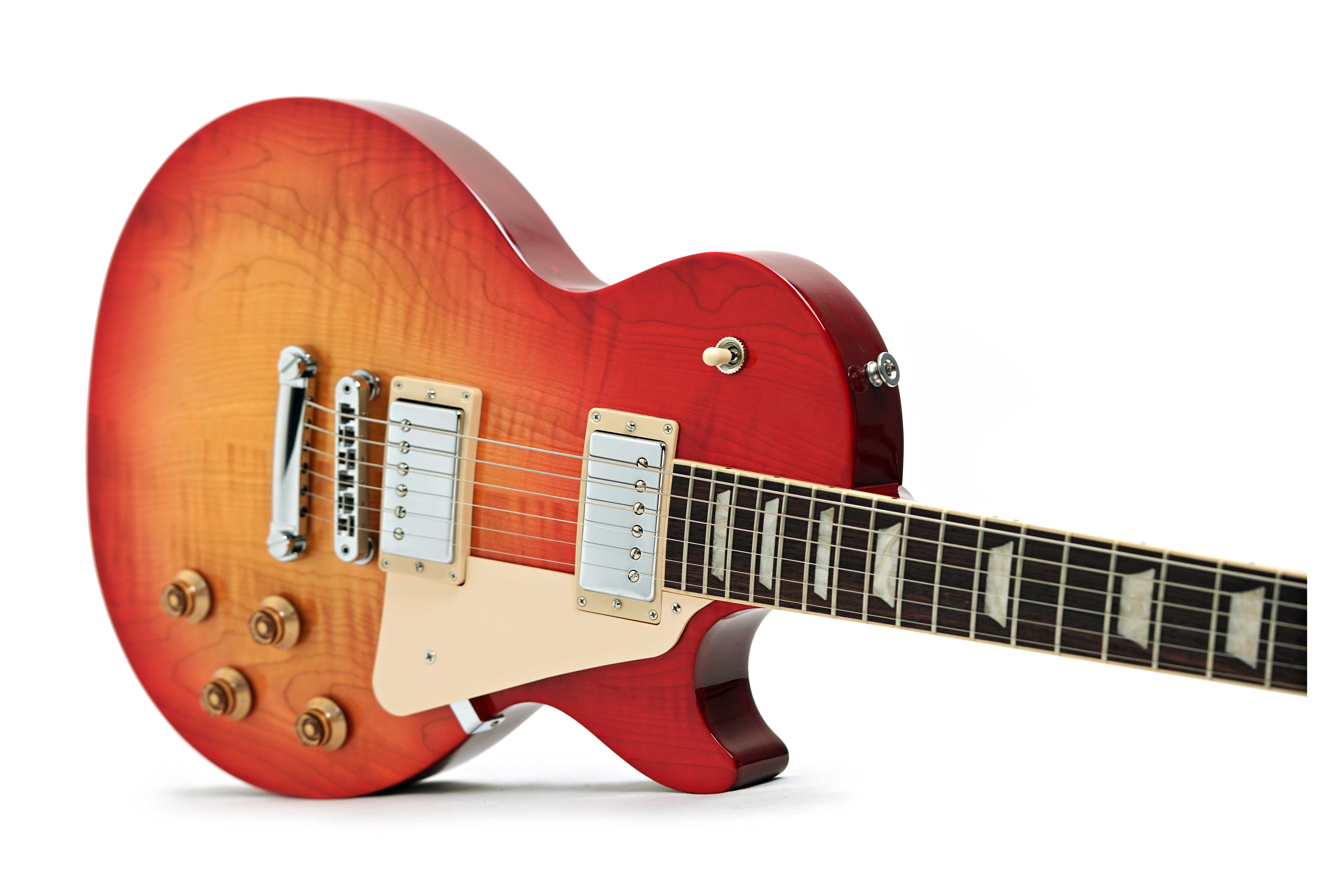 Gibson Les Paul Studio Figured Washed Cherry Sunburst #204950119